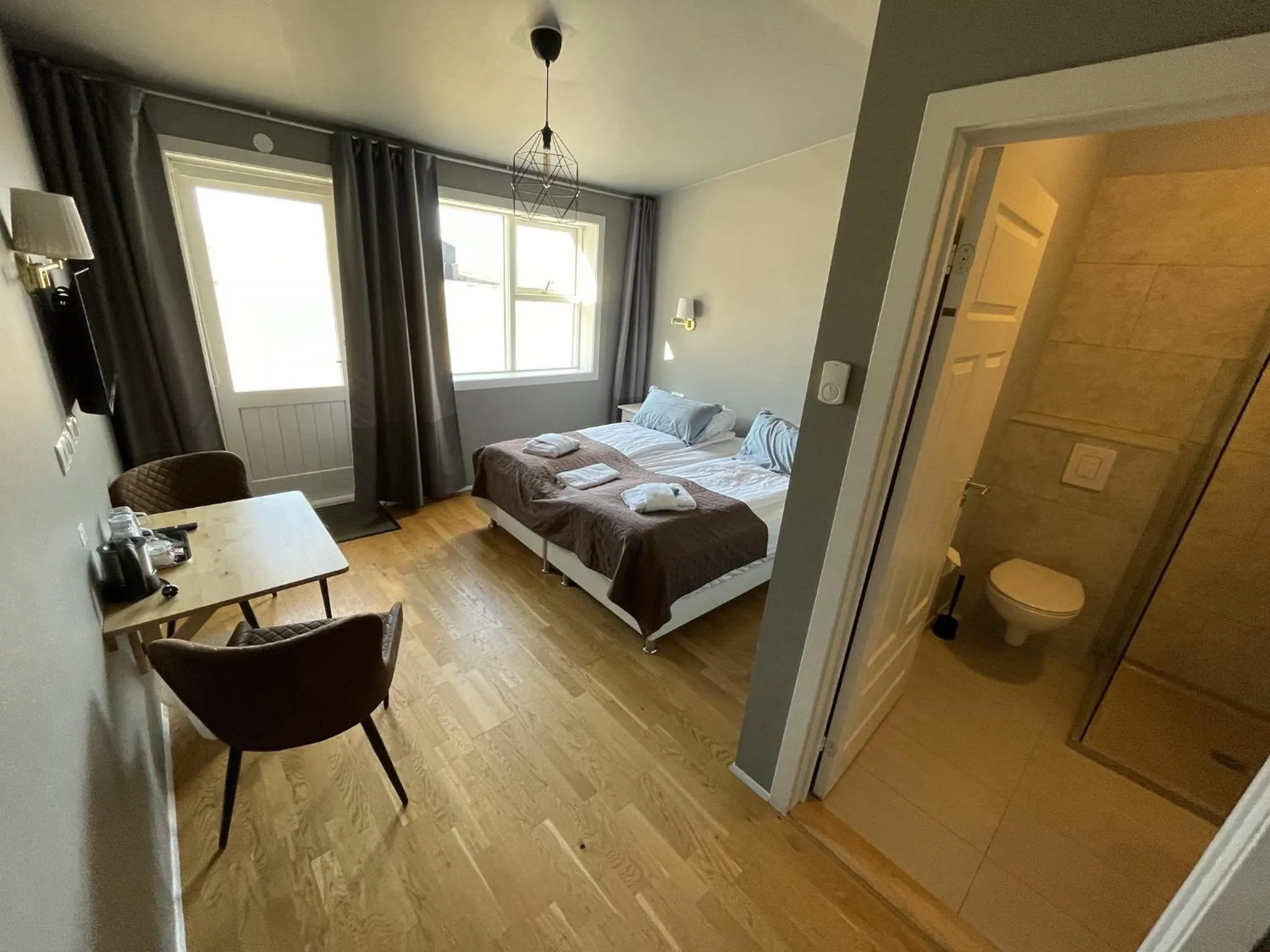 Bed in Hótel Lækur