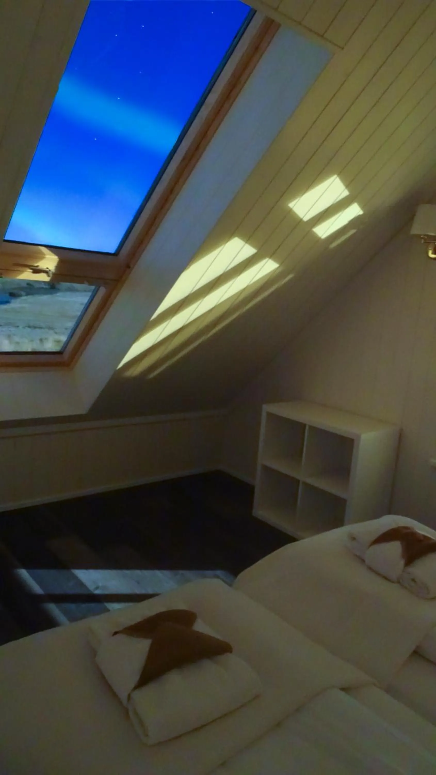 Bed in Hótel Lækur