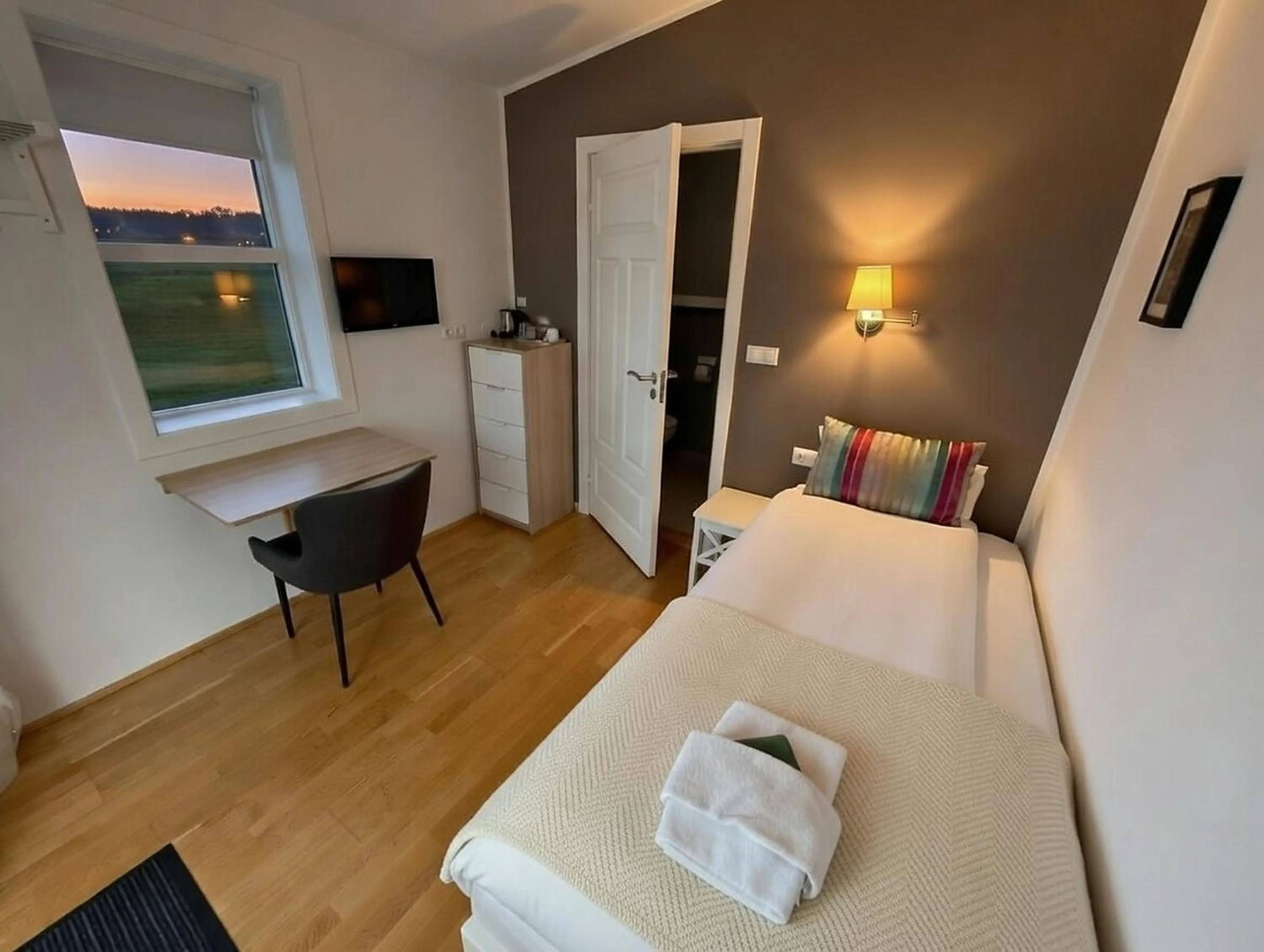 Bed in Hótel Lækur