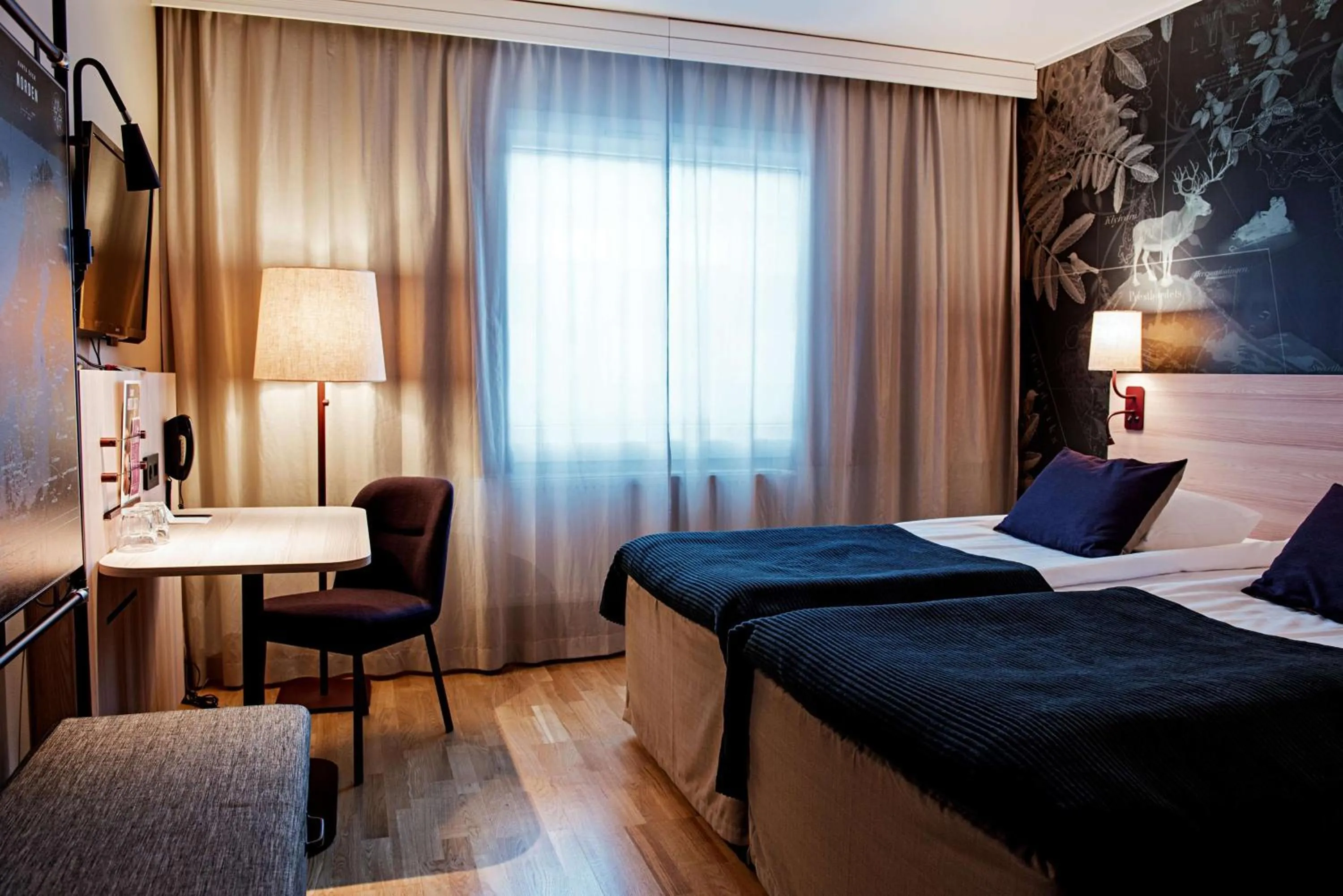 Photo of the whole room, Bed in Scandic Umeå Syd