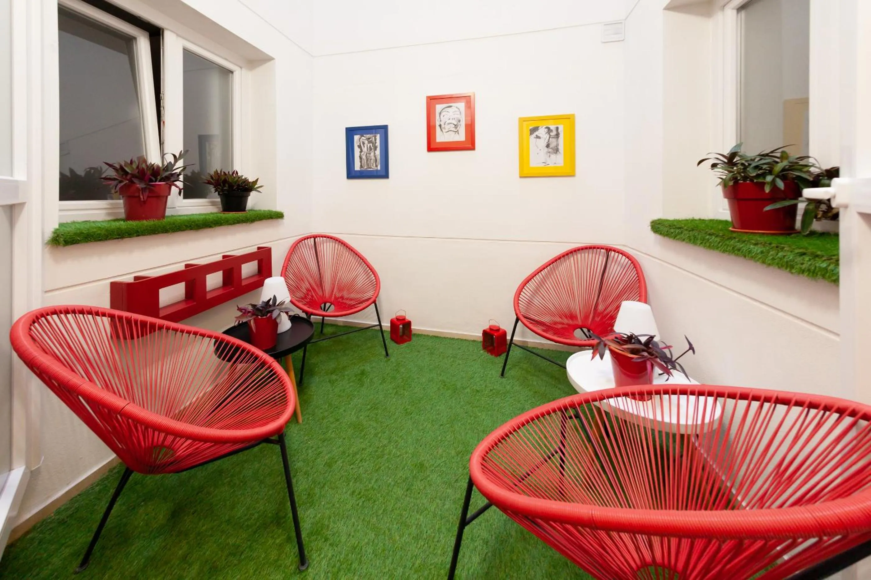 Patio in Hercules Boutique Hotel