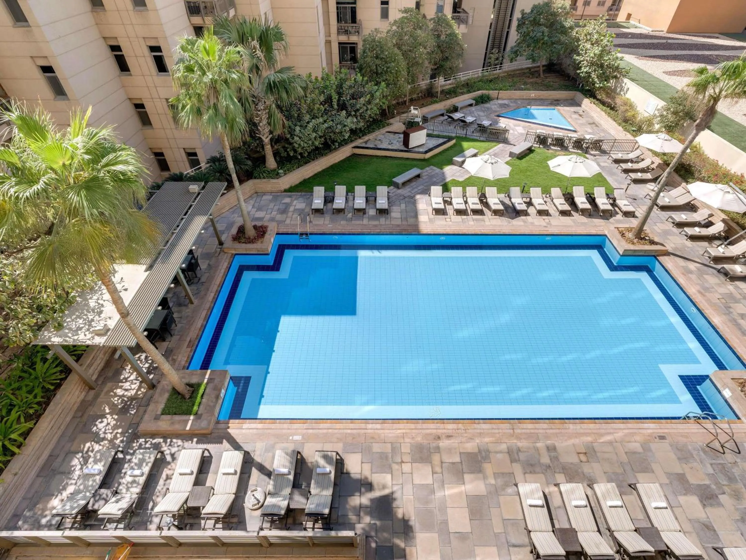 Pool view in Swissôtel Living Al Ghurair Dubai - Deira - Apartments