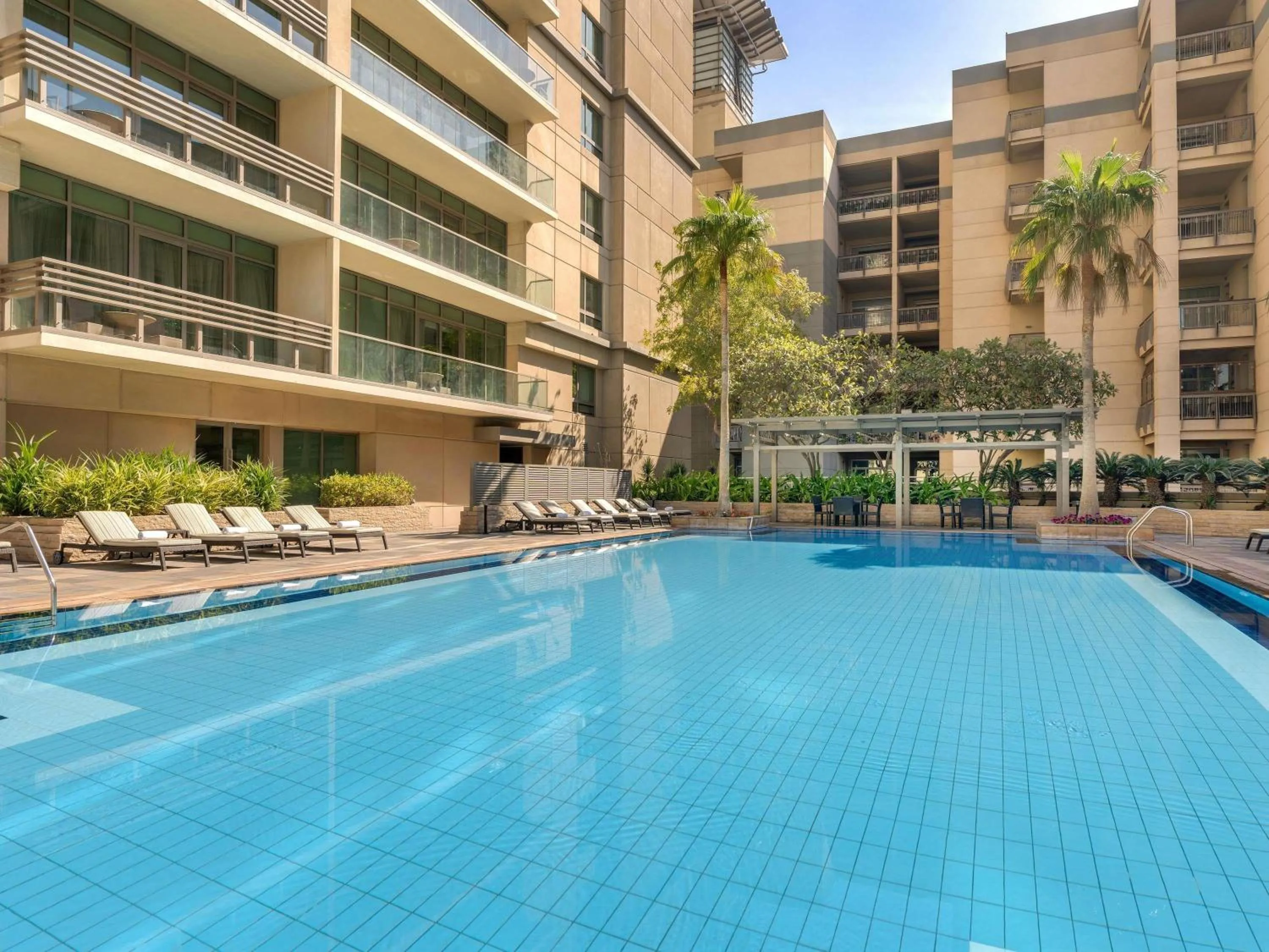 Pool view in Swissôtel Living Al Ghurair Dubai - Deira - Apartments