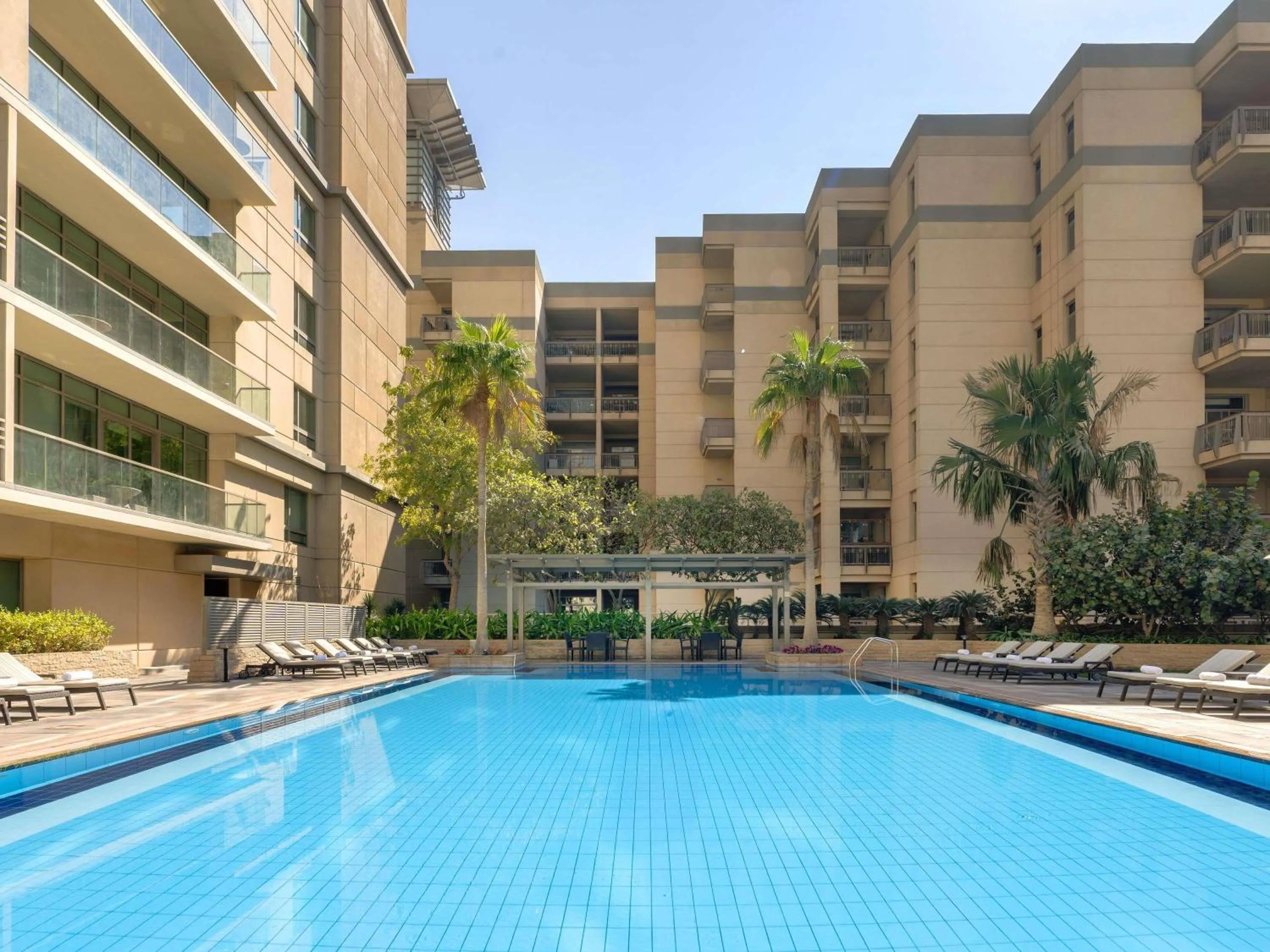 Pool view in Swissôtel Living Al Ghurair Dubai - Deira - Apartments