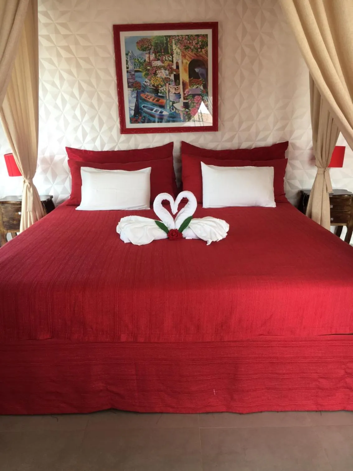 Bed in Relais de Charme Boutique Hotel Pititinga