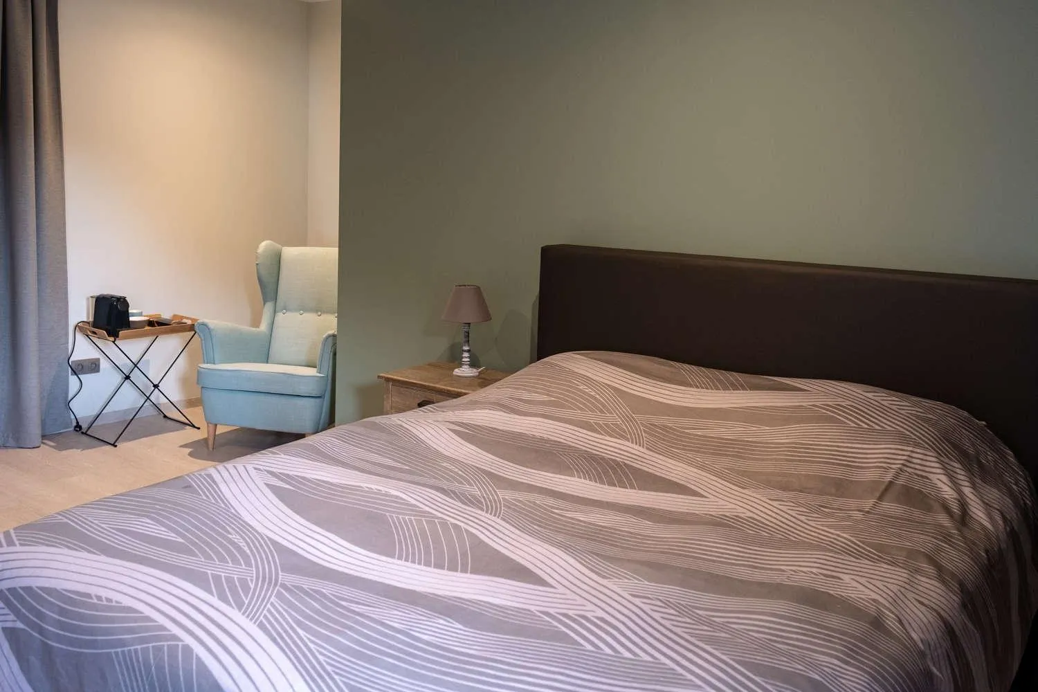 Coffee/tea facilities, Bed in B&B 't Oezent