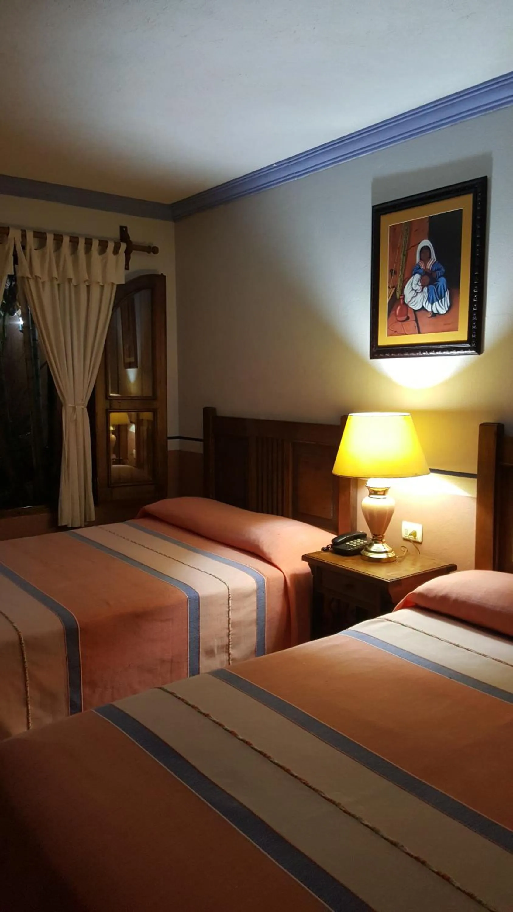 Bed in Hotel Posada San Jerónimo