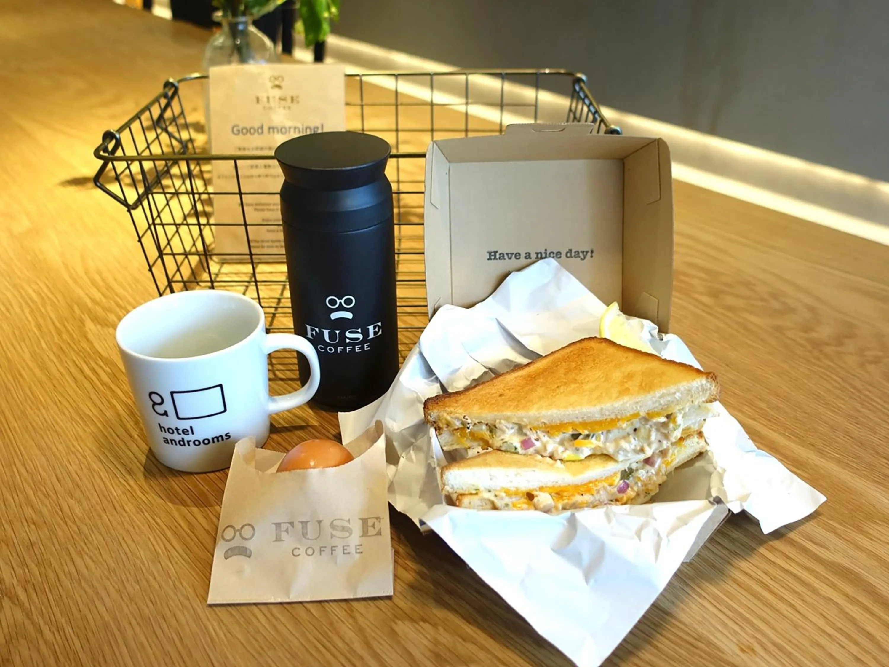 Breakfast in hotel androoms Nagoya Fushimi