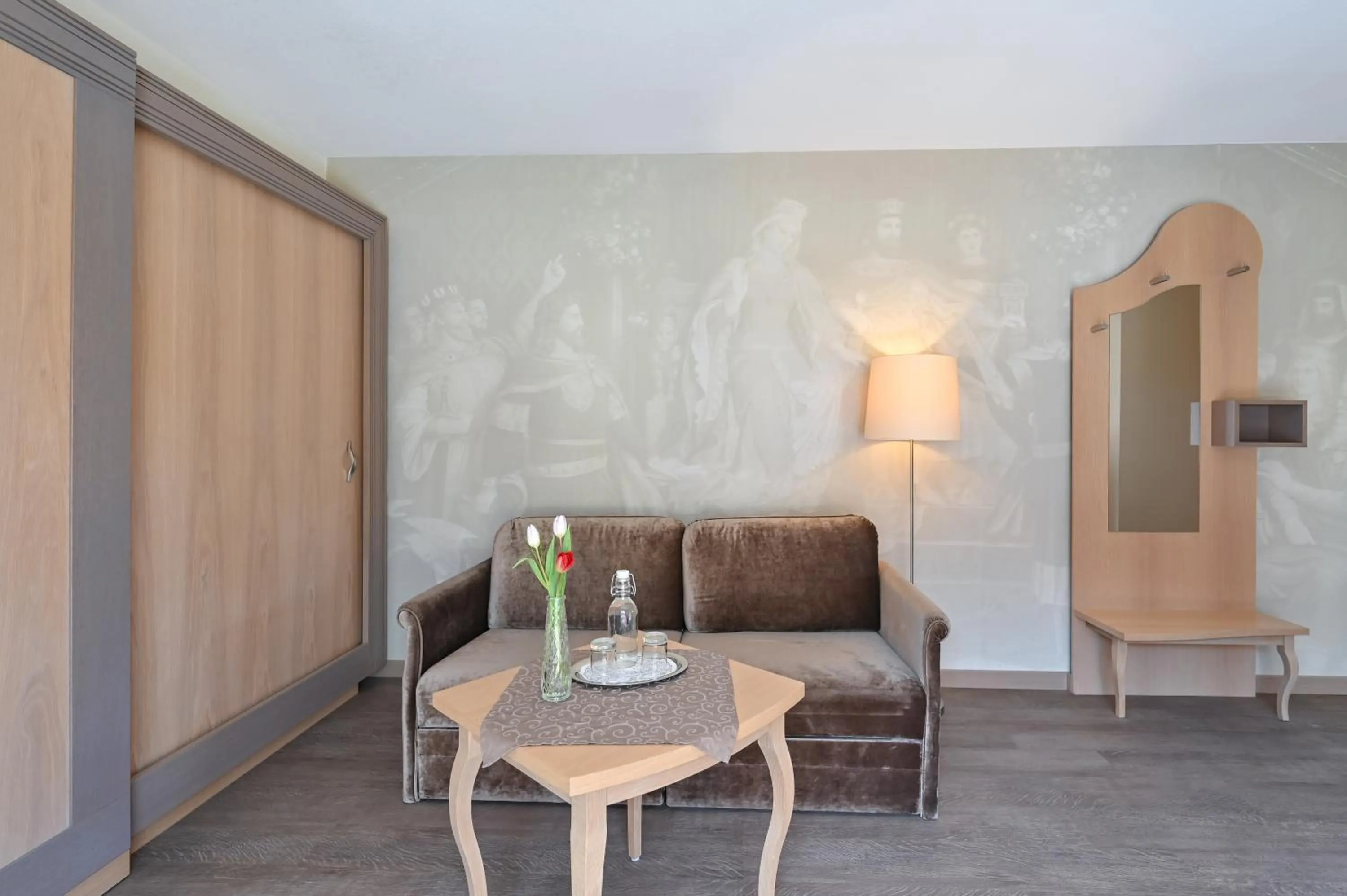 Living room in Villa Ludwig Suite Hotel