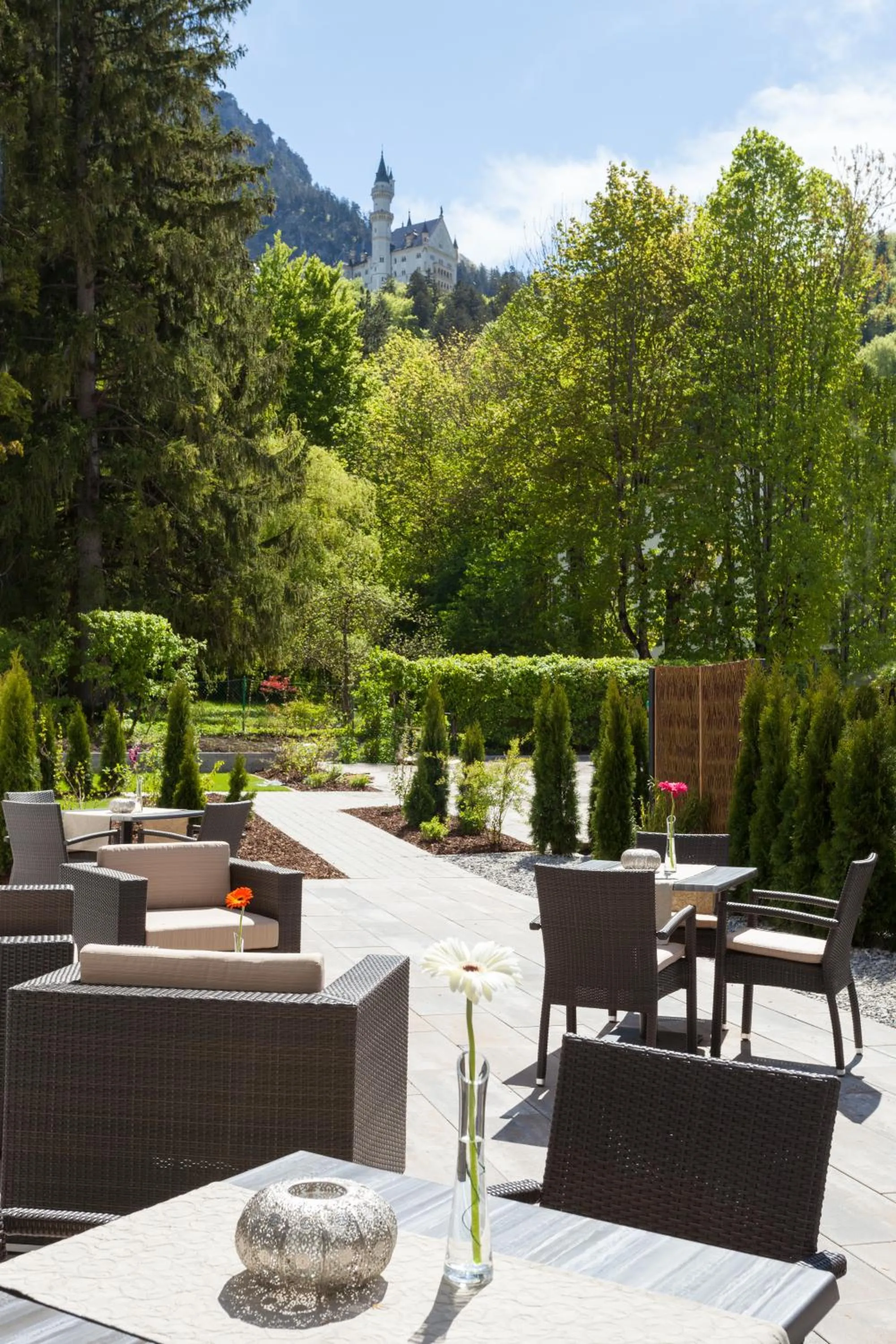 Garden in Villa Ludwig Suite Hotel