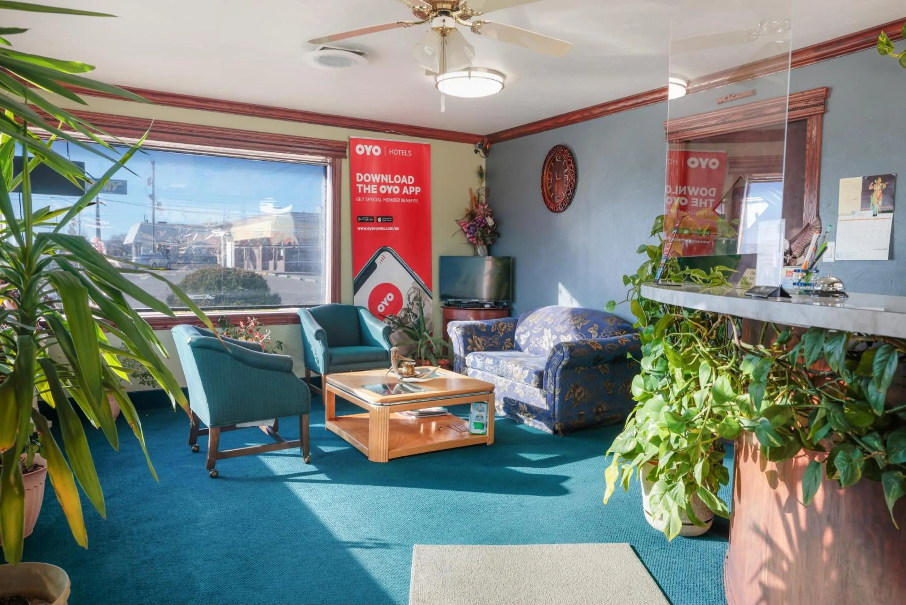 Lobby or reception in OYO Hotel Liberal, Kansas