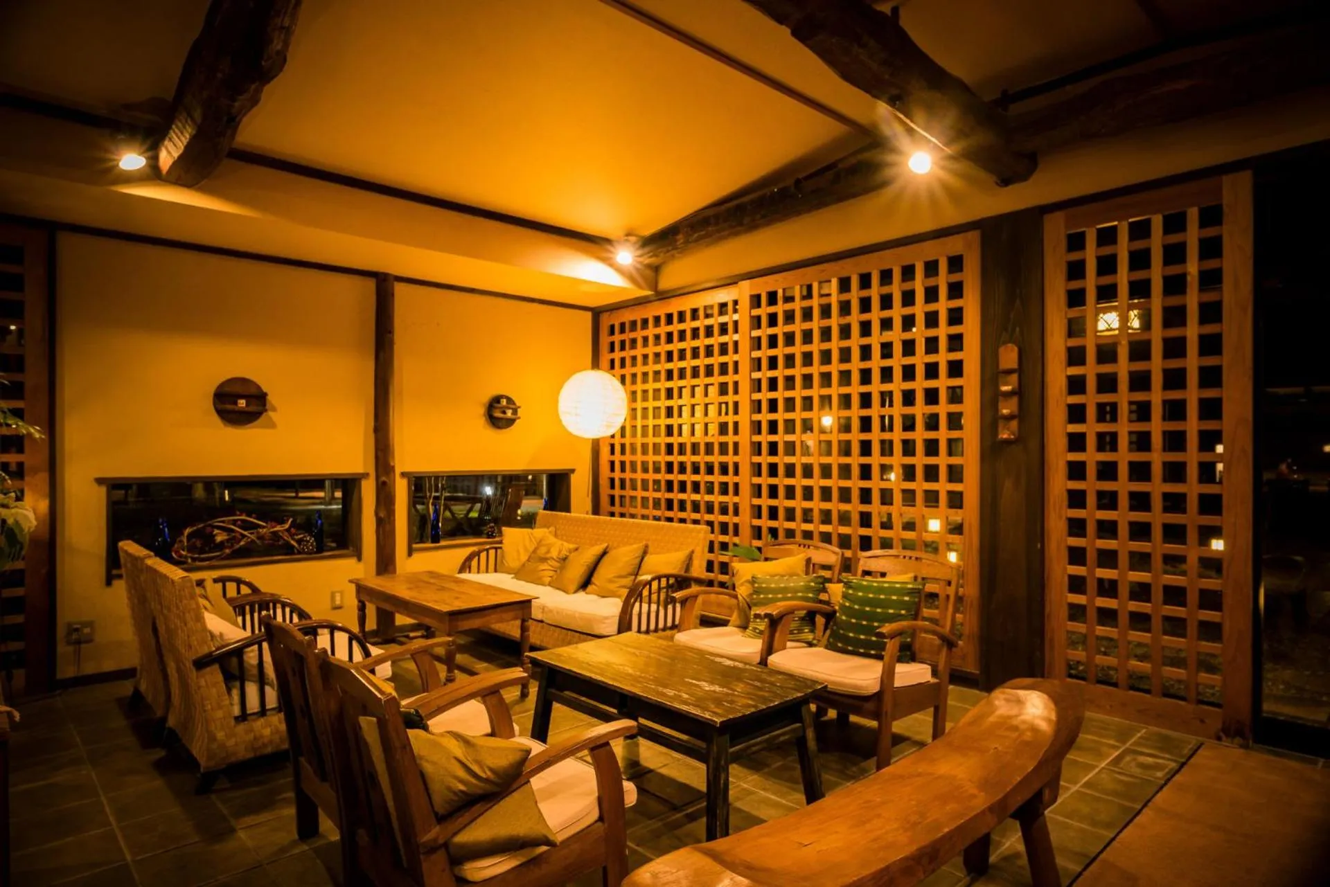 Lounge or bar in Shimantonoyado