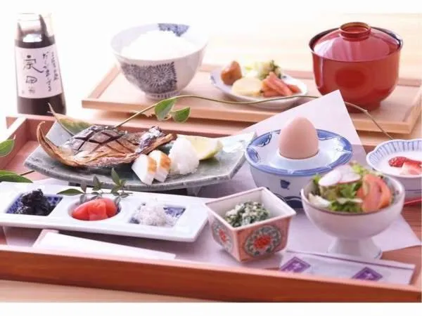 Breakfast in Shimantonoyado