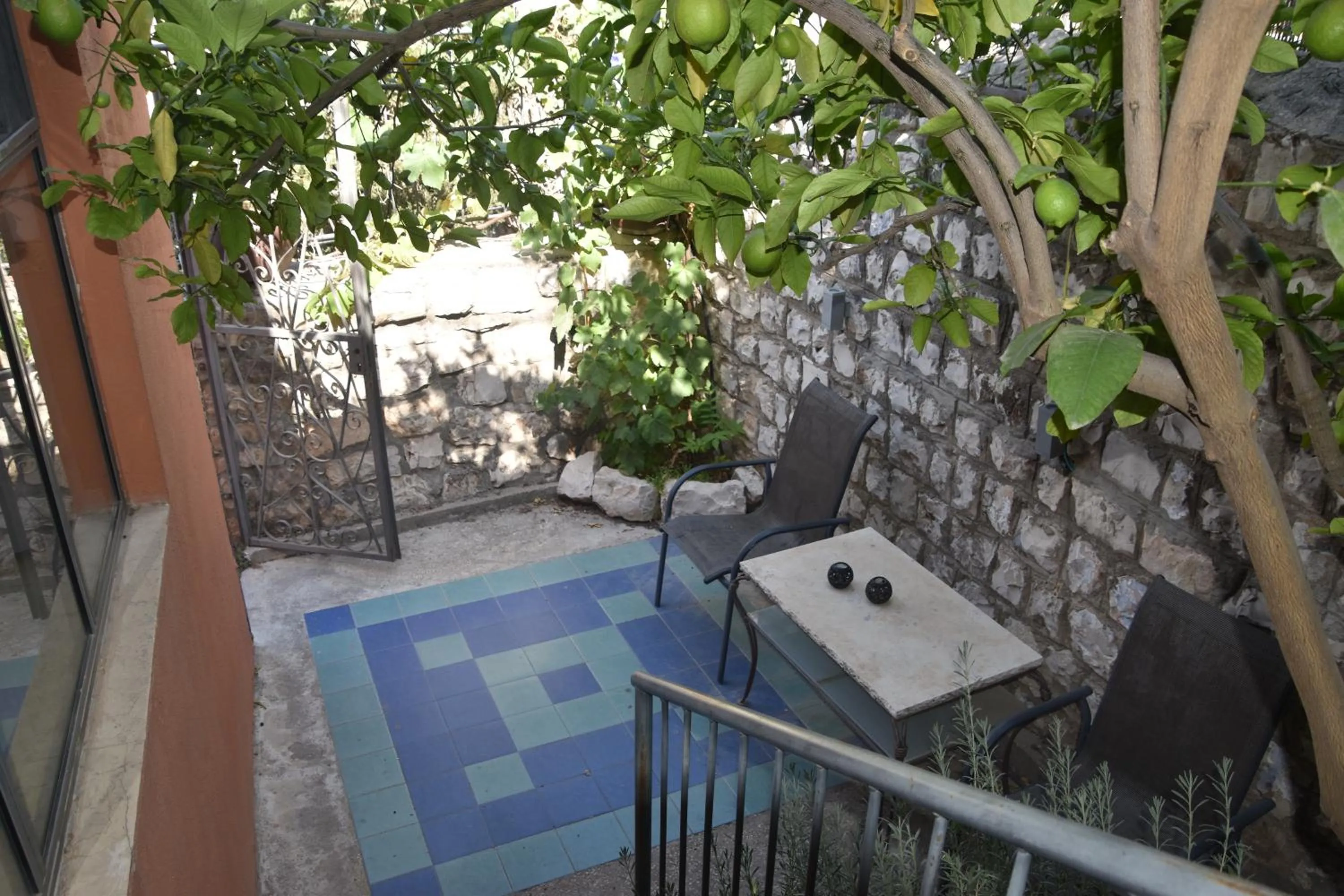 Patio in Artists' Colony Inn Zefat