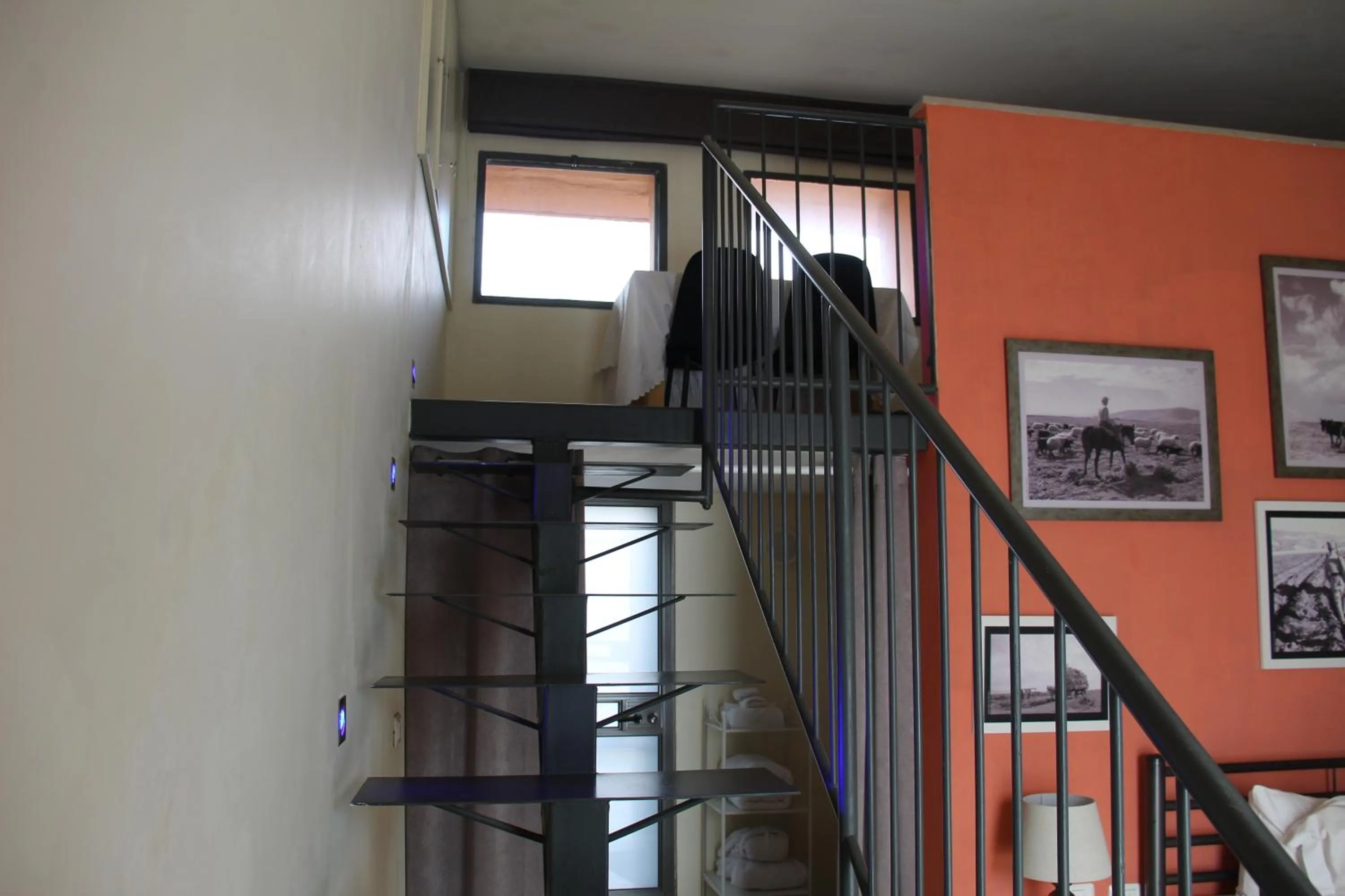 Seating area in Artists' Colony Inn Zefat