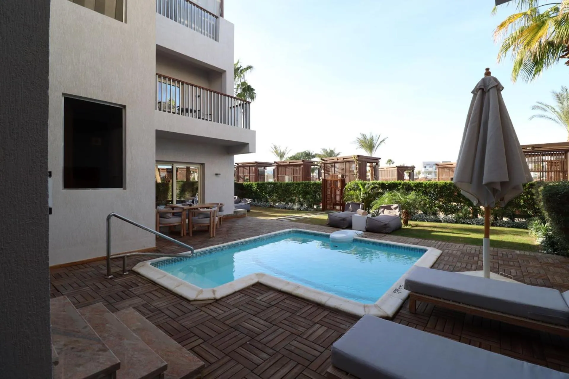 Patio in Sunrise Crystal Bay Resort -Grand Select