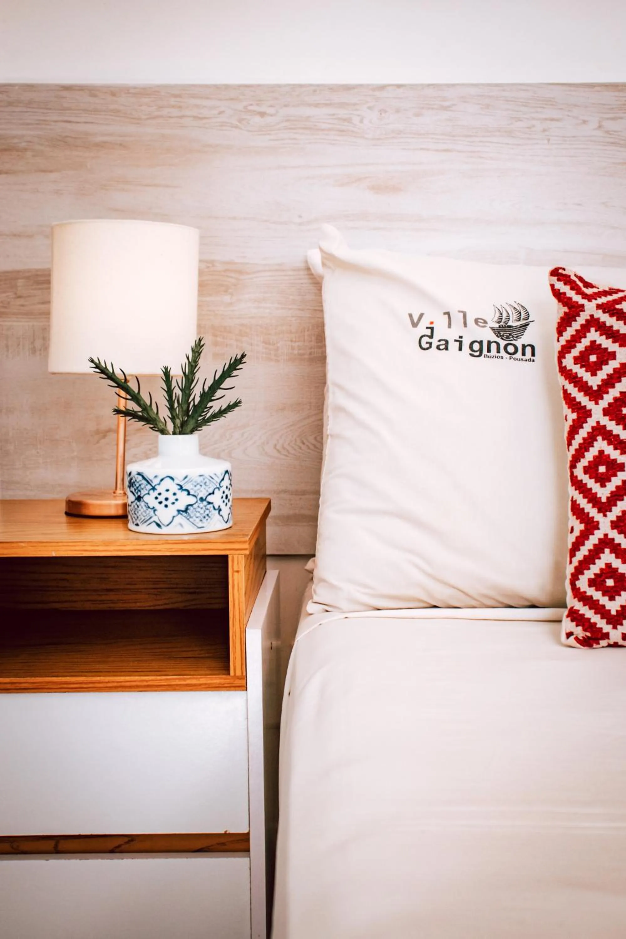 Bed in Pousada Villegaignon