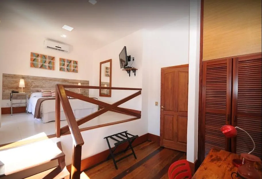 Bed in Pousada Villegaignon