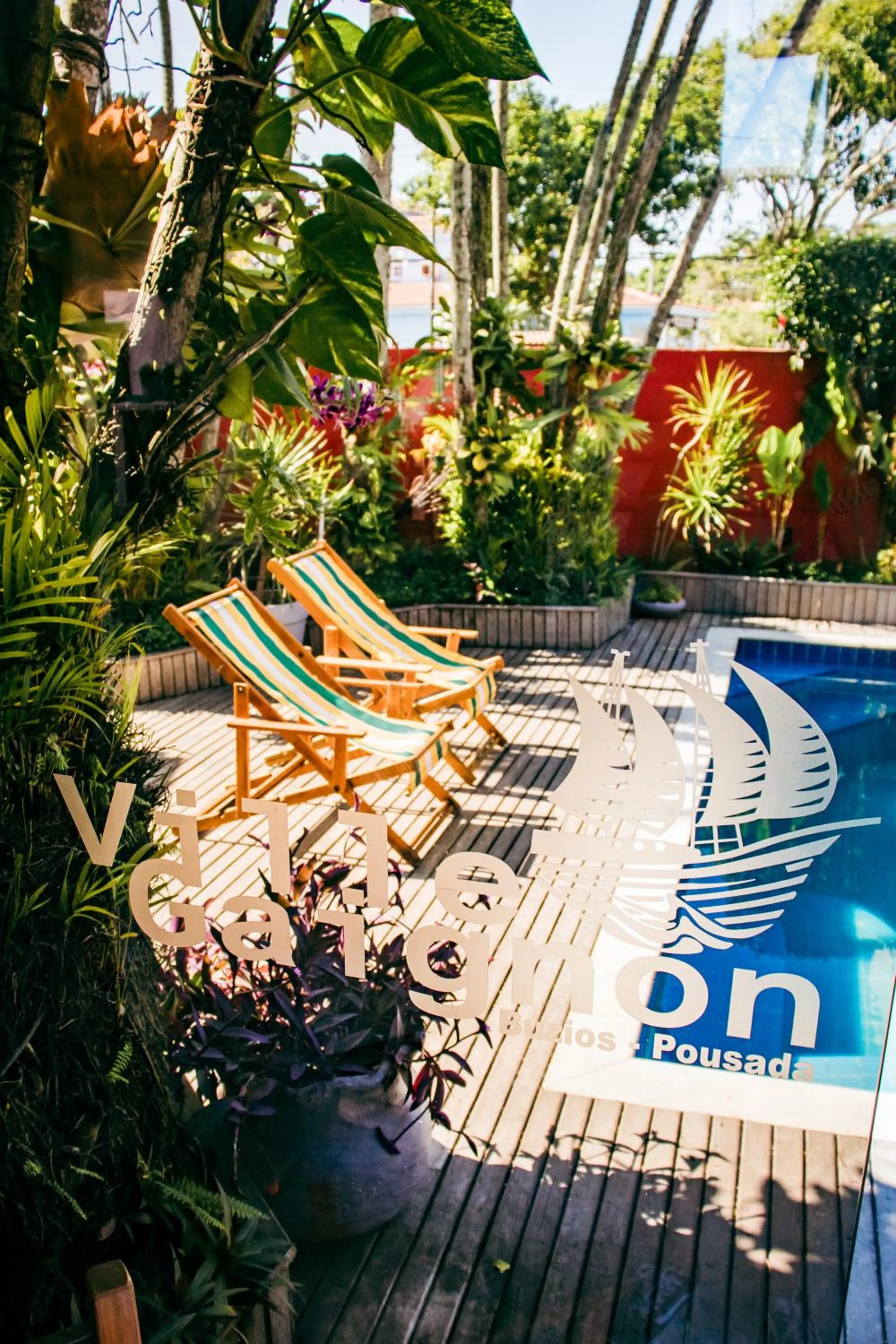 Swimming pool in Pousada Villegaignon