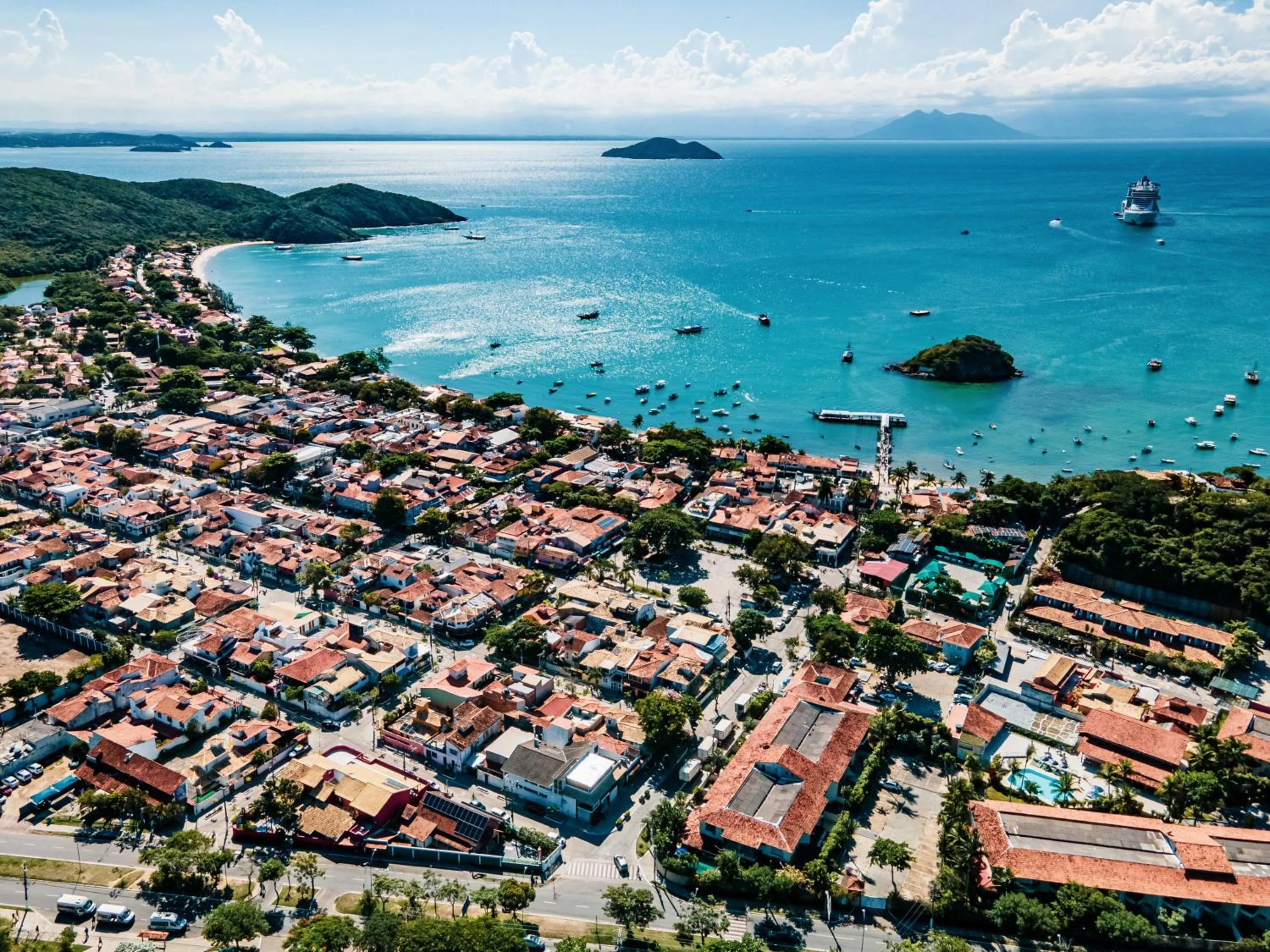 Bird's eye view in Pousada Villegaignon