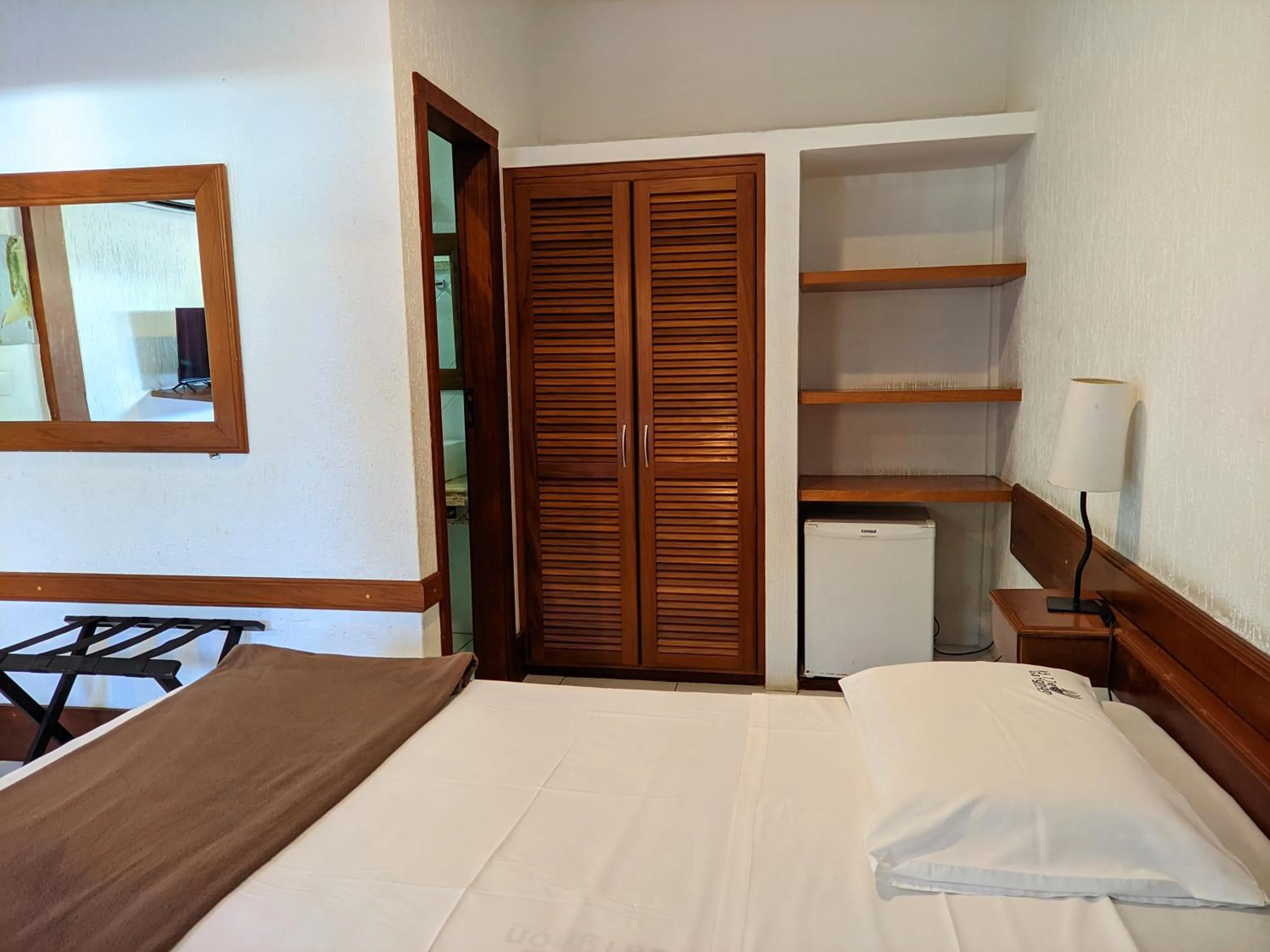 Bed in Pousada Villegaignon