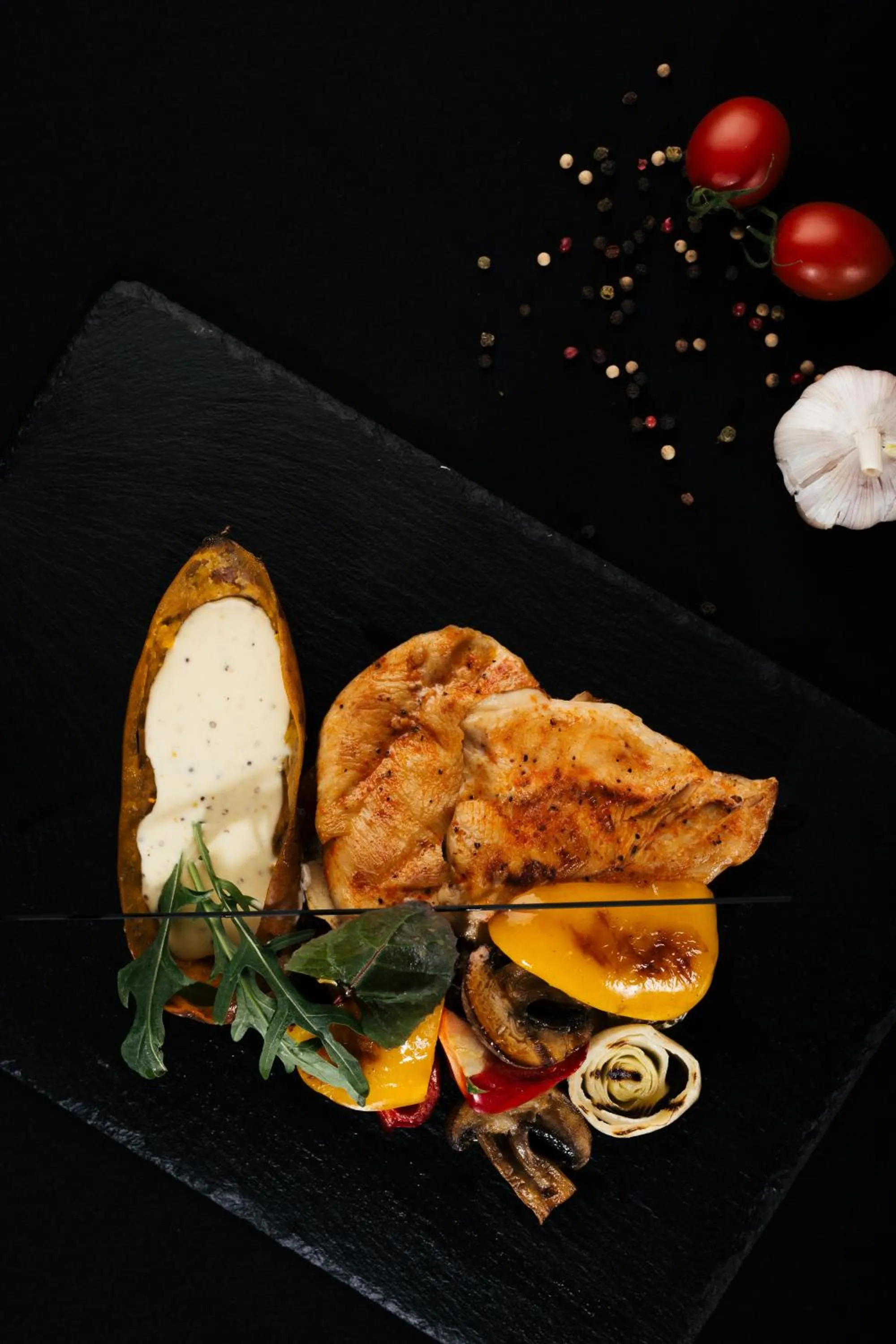 Food in Areo Hotel & Restaurant