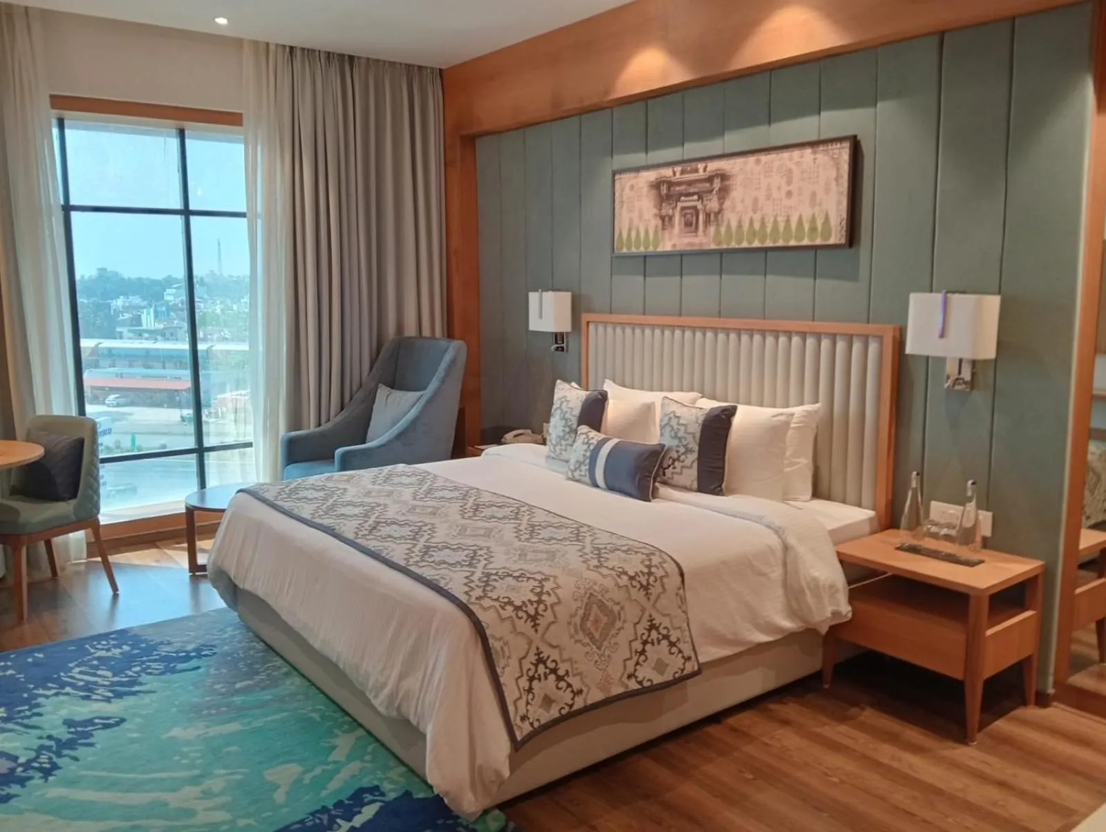 Bed in Sarovar Portico, Somnath