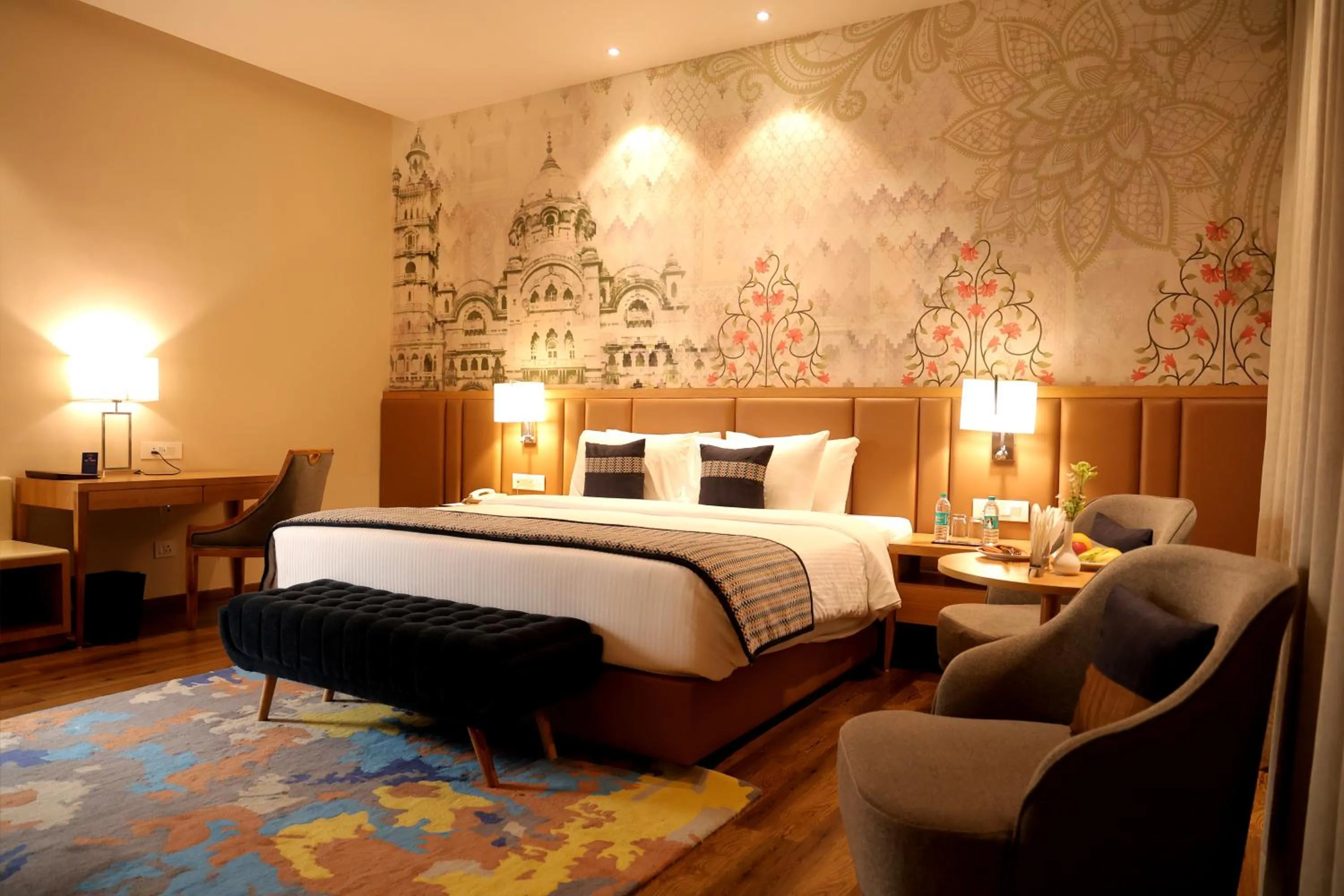 Bed in Sarovar Portico, Somnath