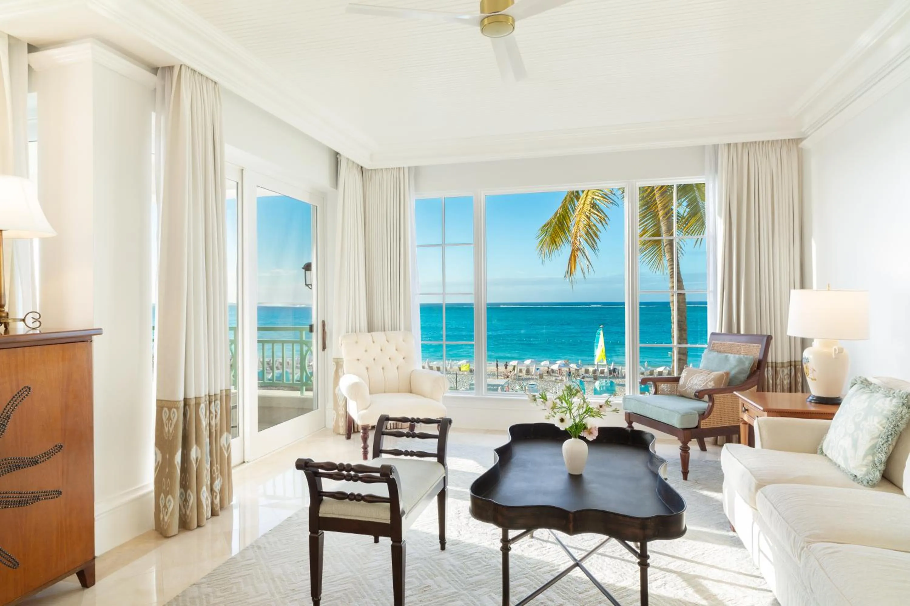 Living room in The Palms Turks and Caicos