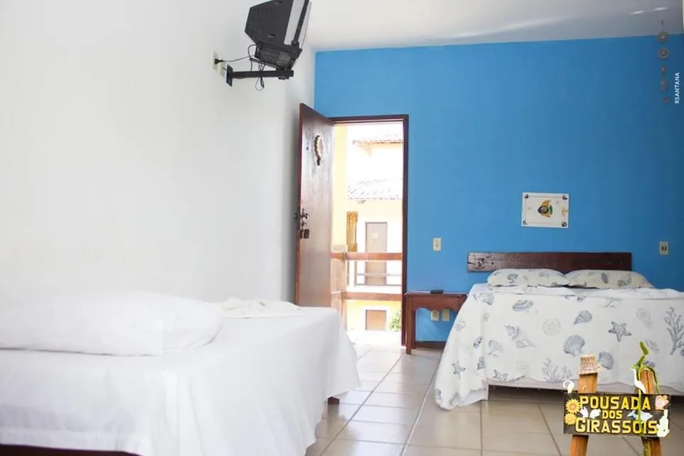 Bedroom, Bed in Pousada Dos Girassois Prado