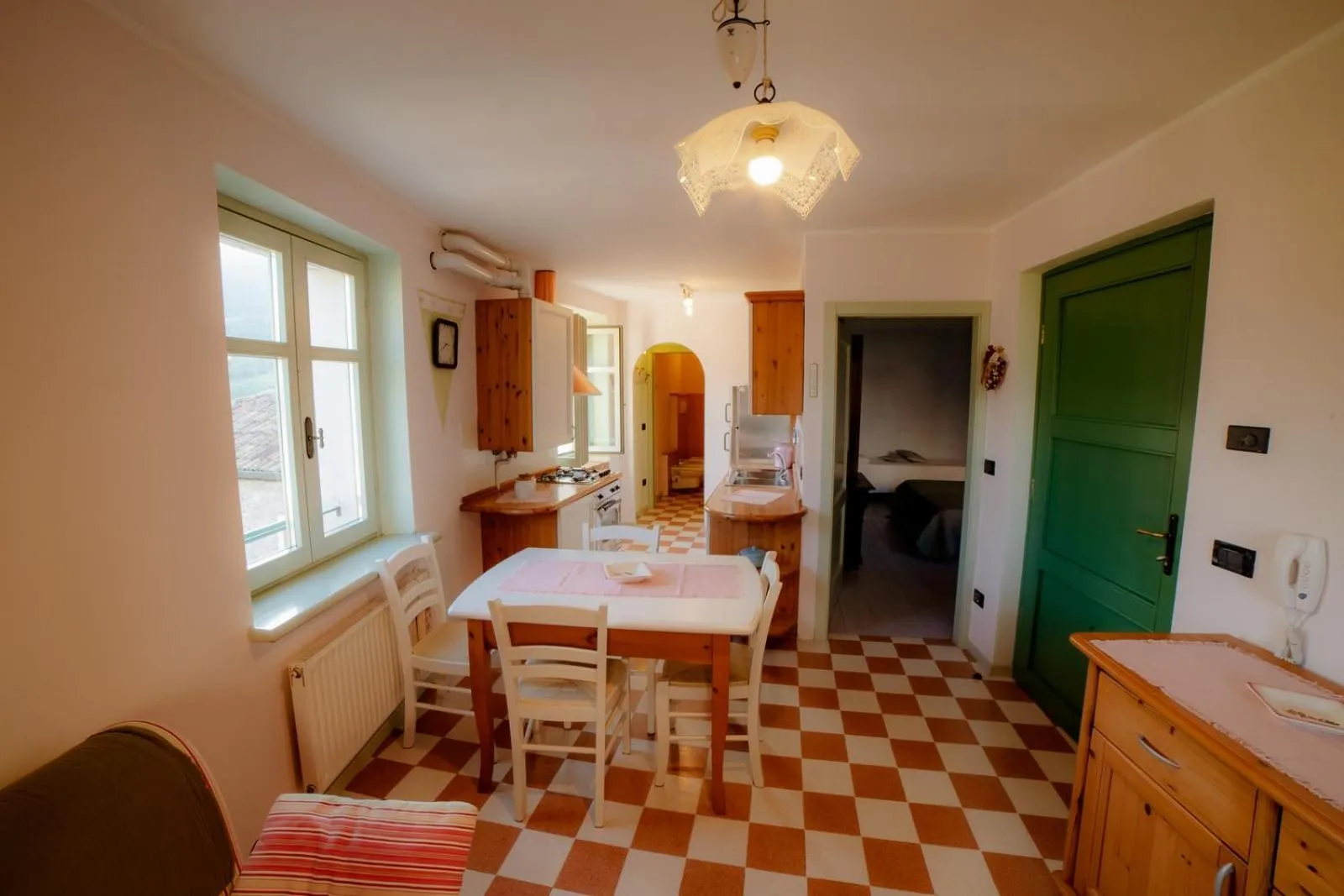 Kitchen or kitchenette in Villa Monica