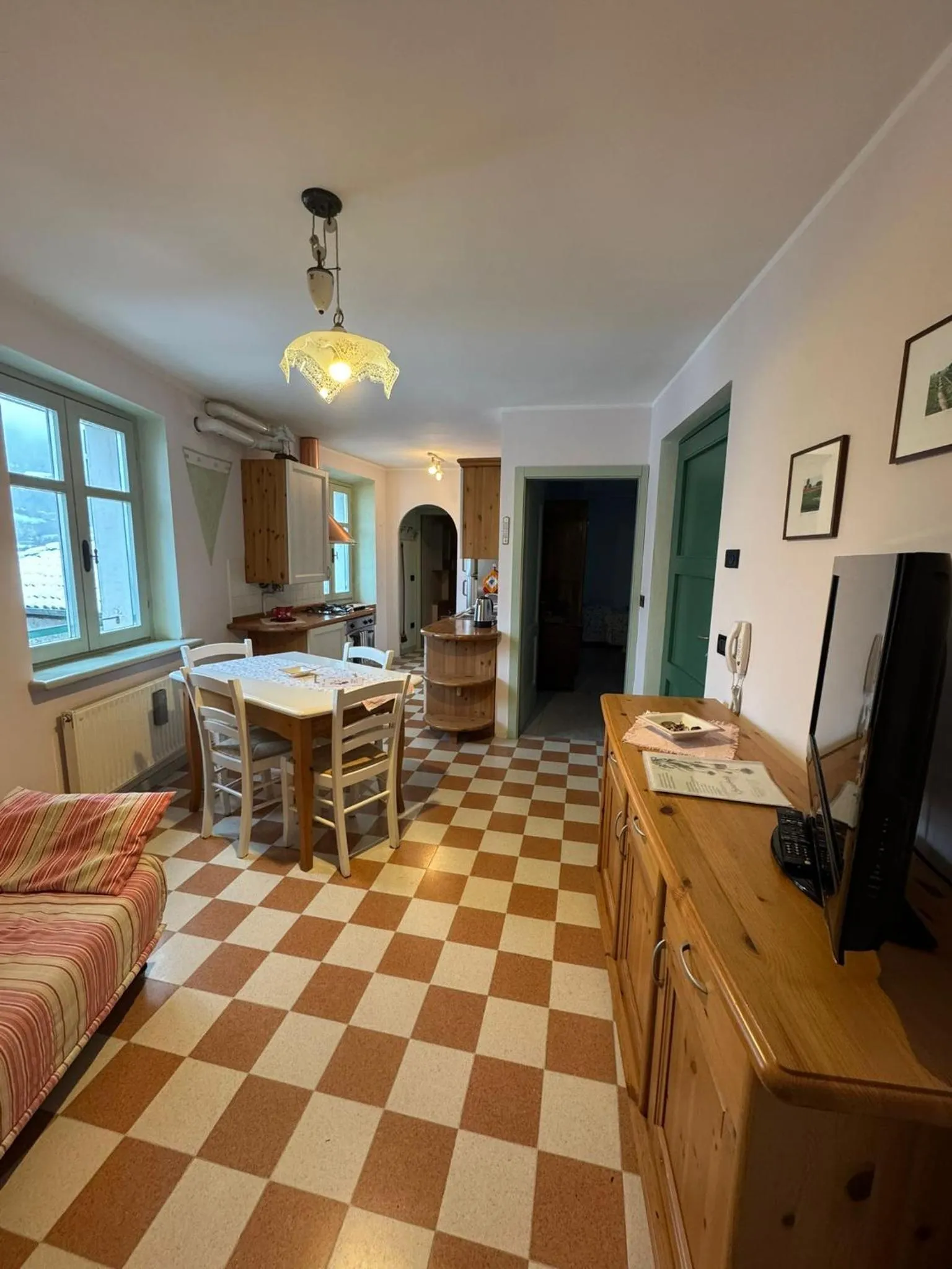 Living room in Villa Monica