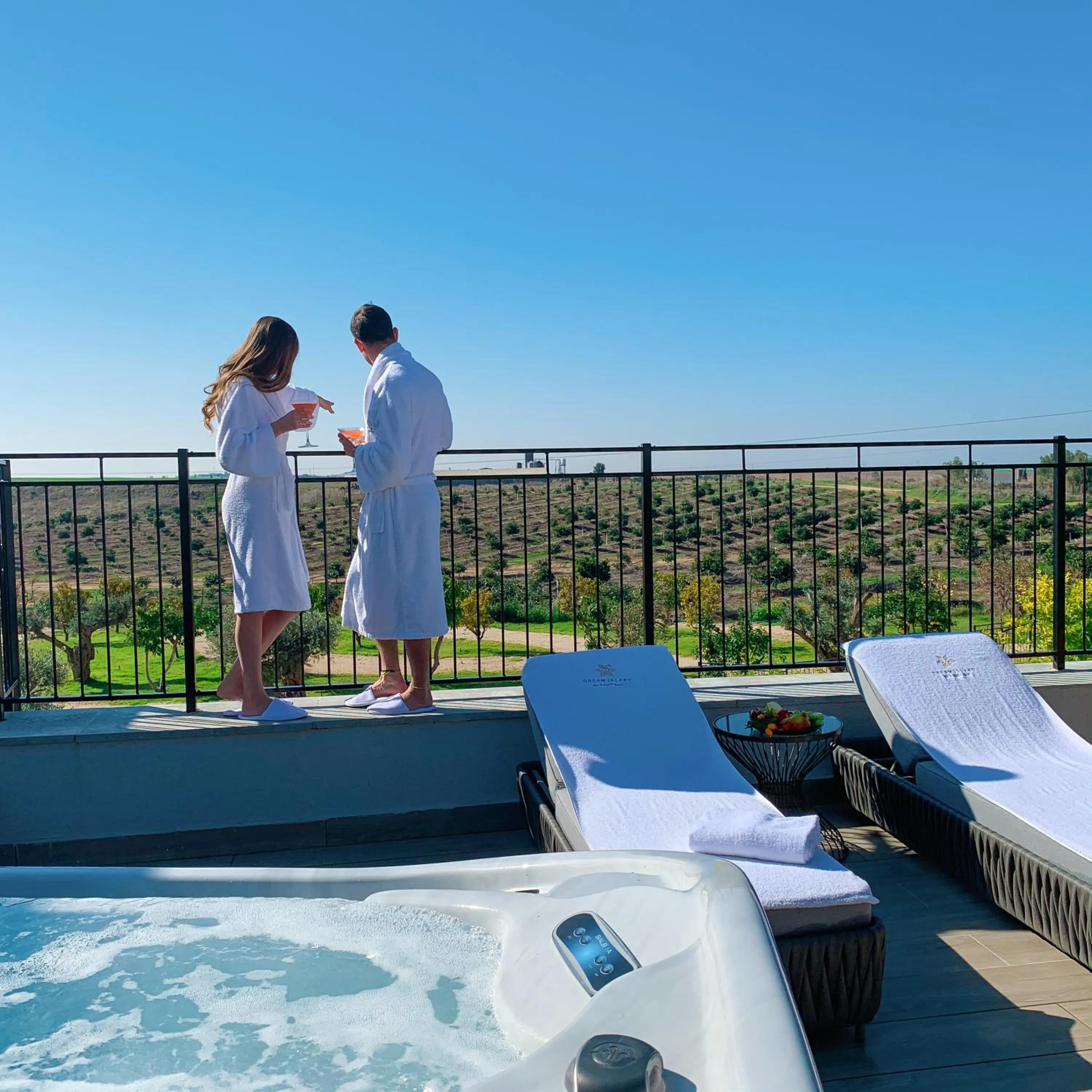 Balcony/Terrace in Dream Island Spa & Health Resort