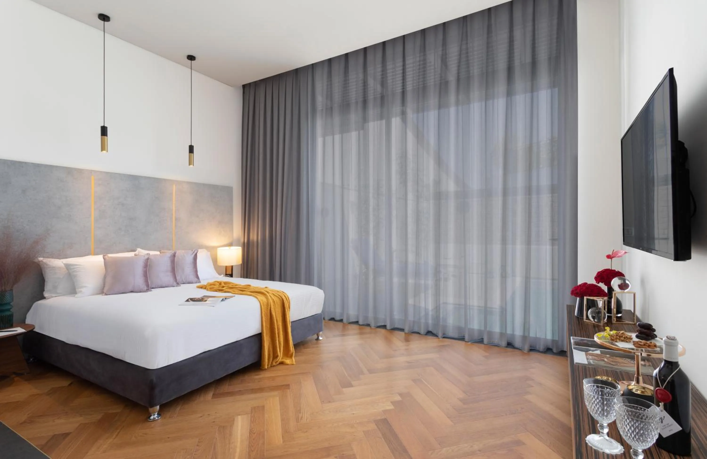 Bed in Dream Island Spa & Health Resort