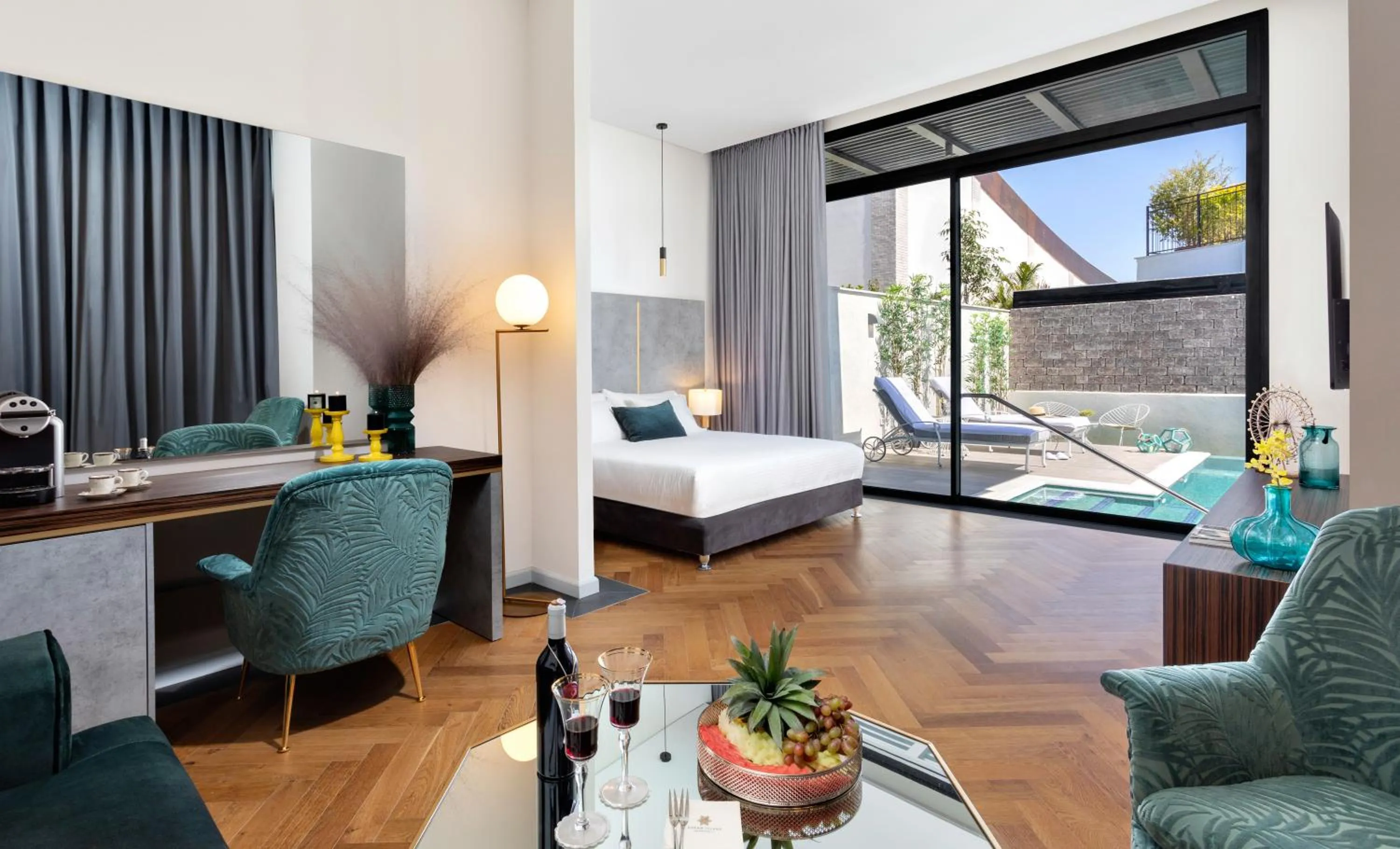 Patio, Bed in Dream Island Spa & Health Resort