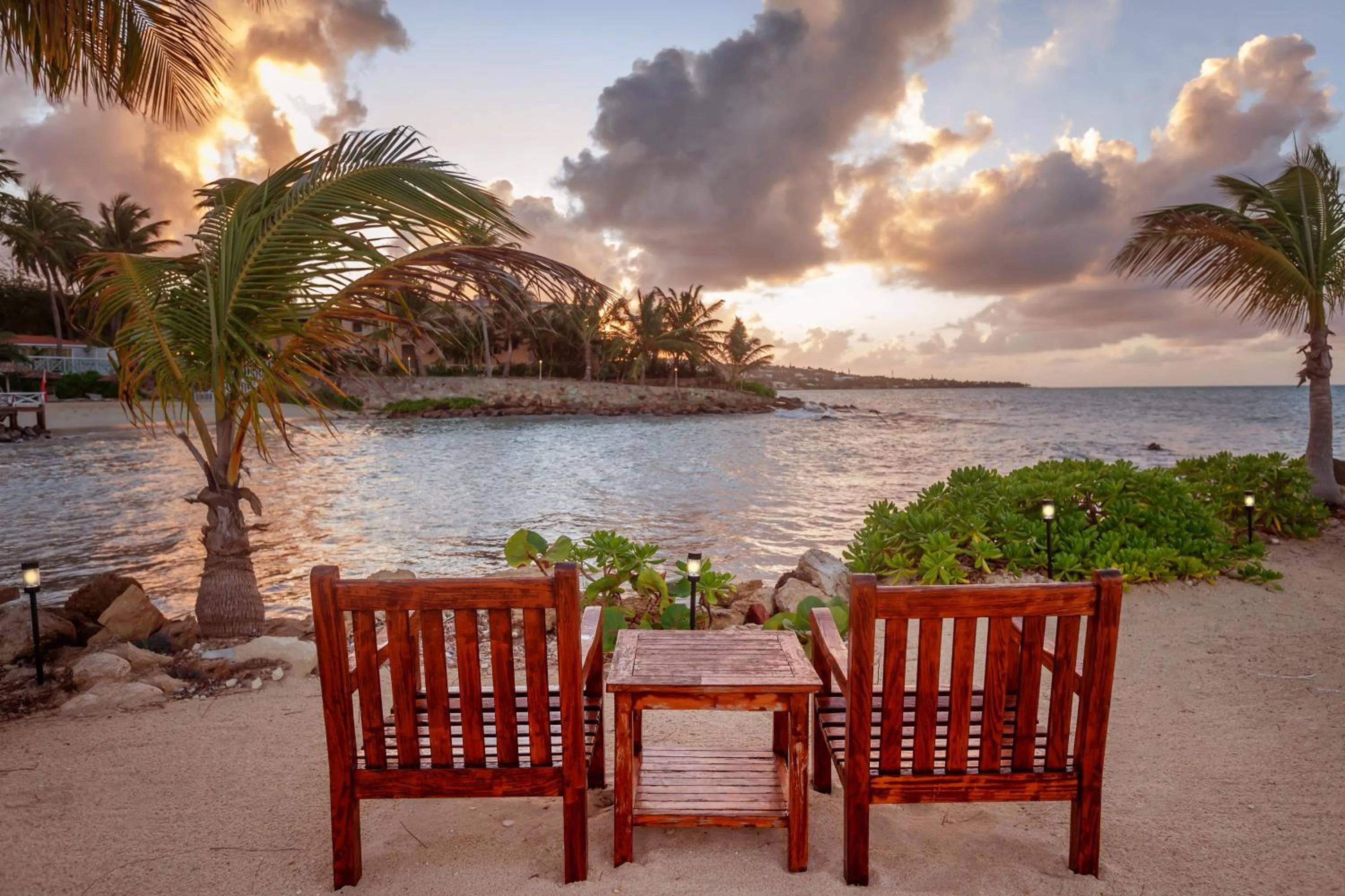 Sunset in Ocean Point Beach Resort & Spa Adults Only