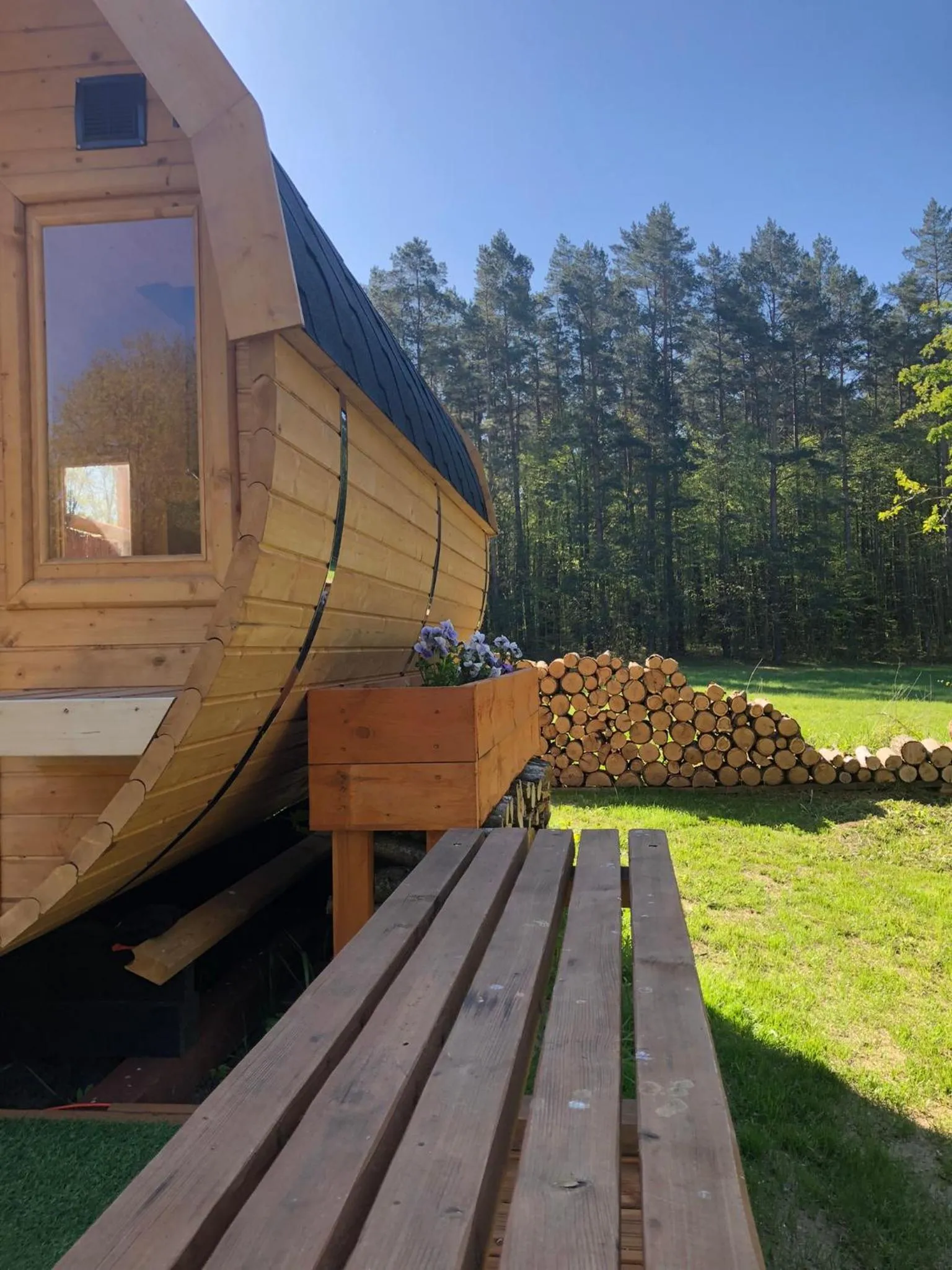 Sauna in Pokoje Cztery Pory Roku