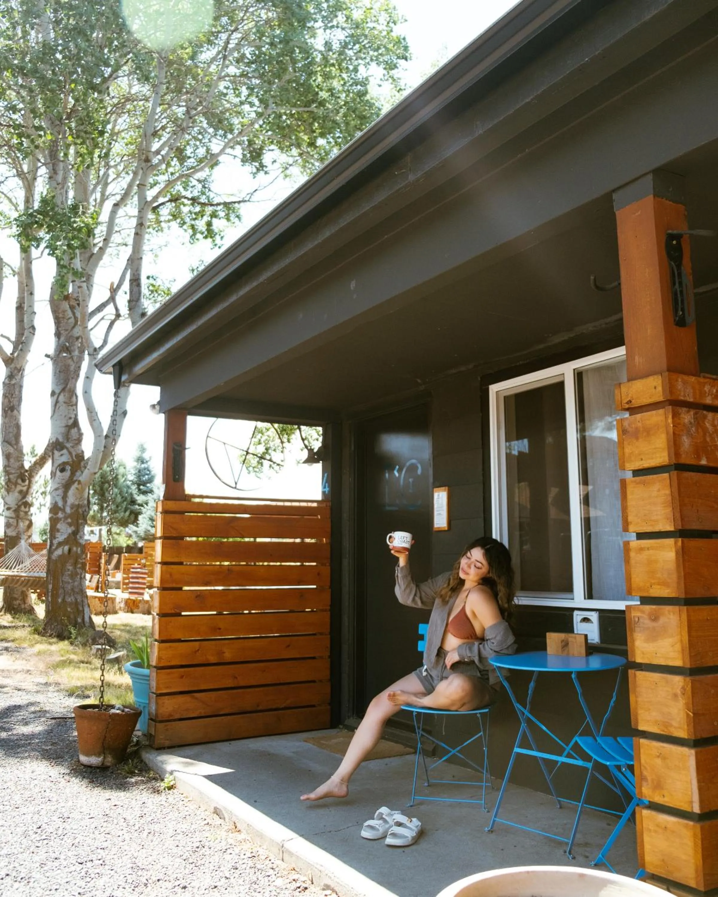 Patio in Left Coast Lodge - Pet Friendly