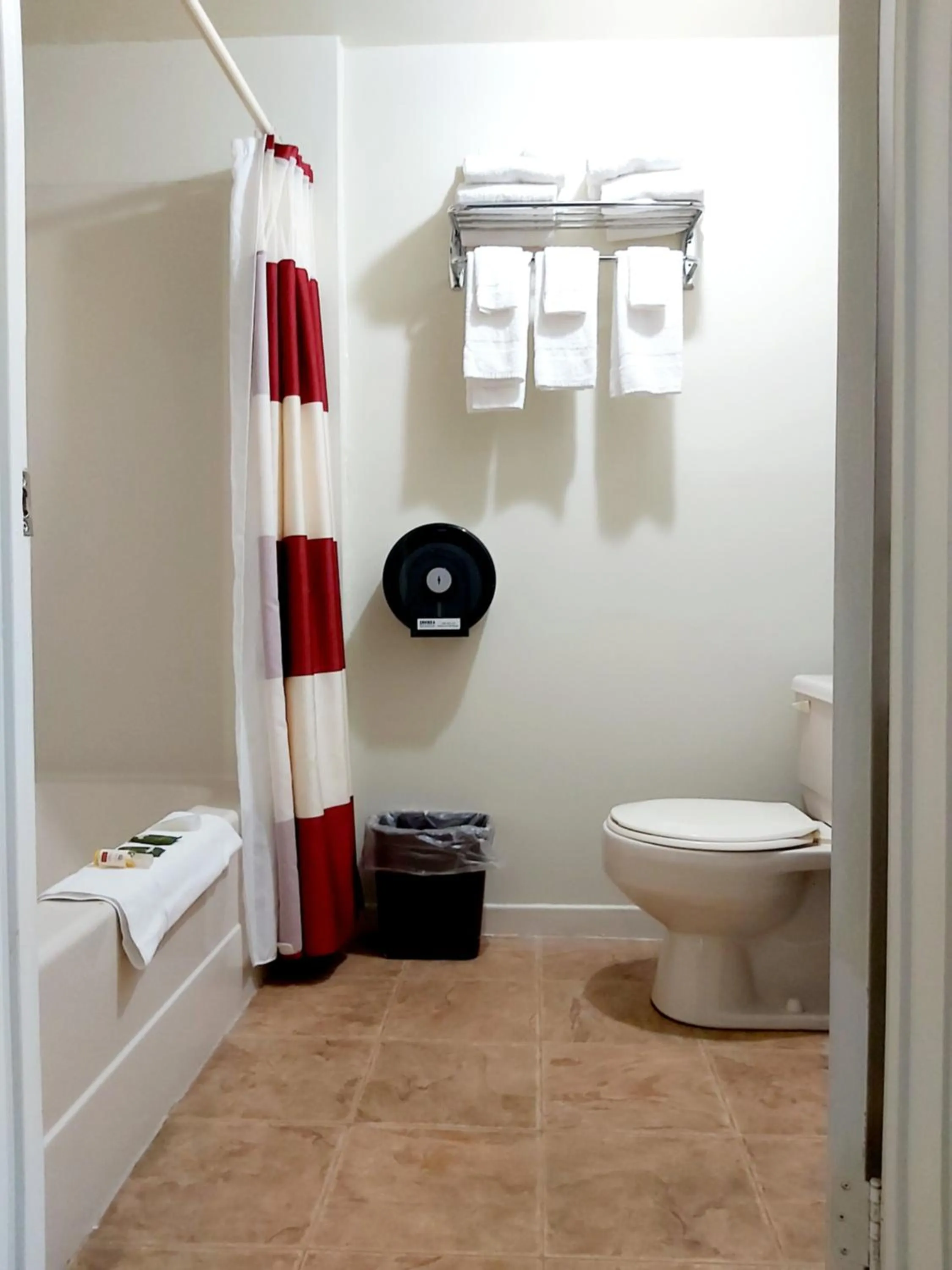 Toilet in Seely's Motel