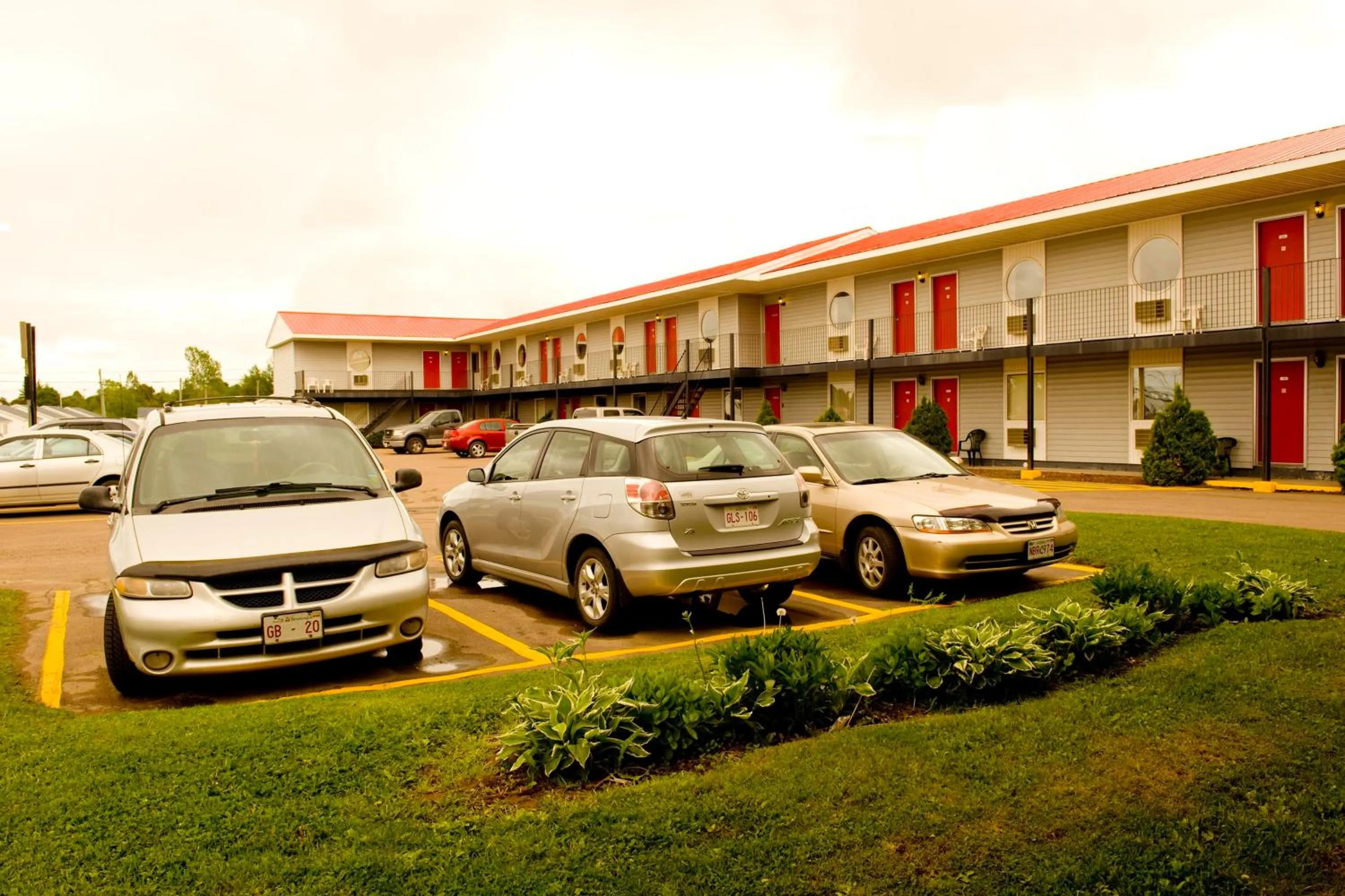 Facade/entrance in Seely's Motel