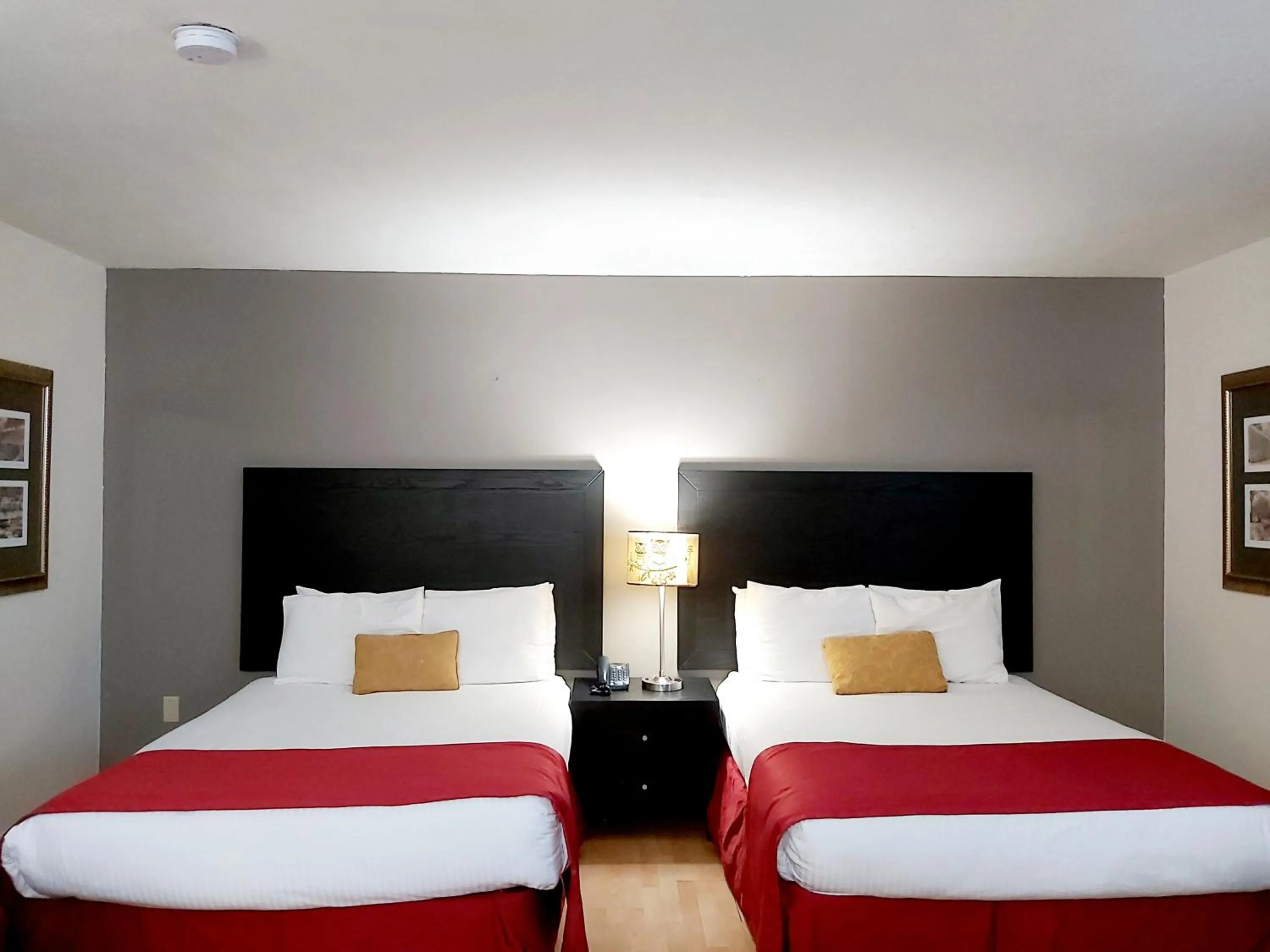 Bed in Seely's Motel