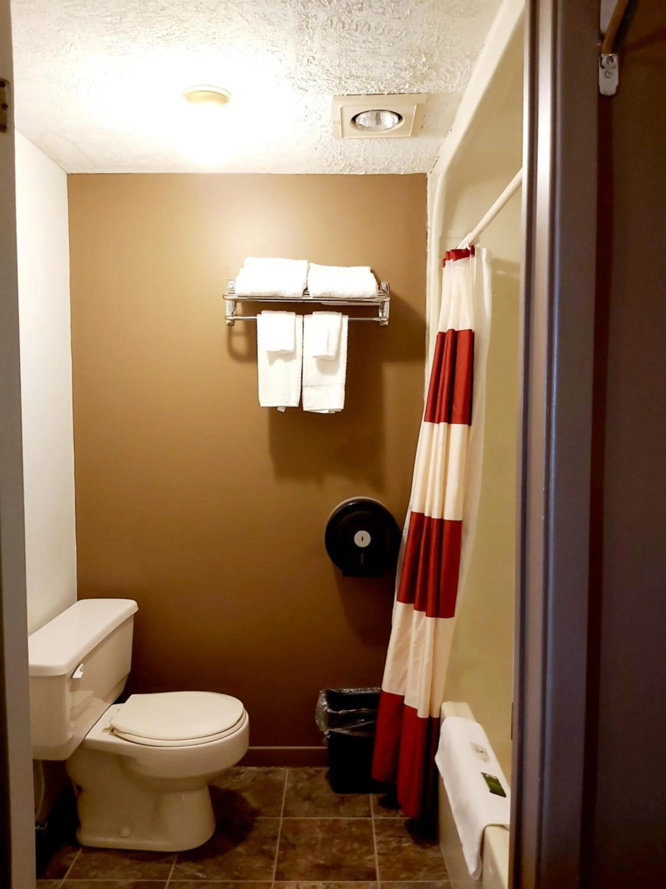 Toilet in Seely's Motel