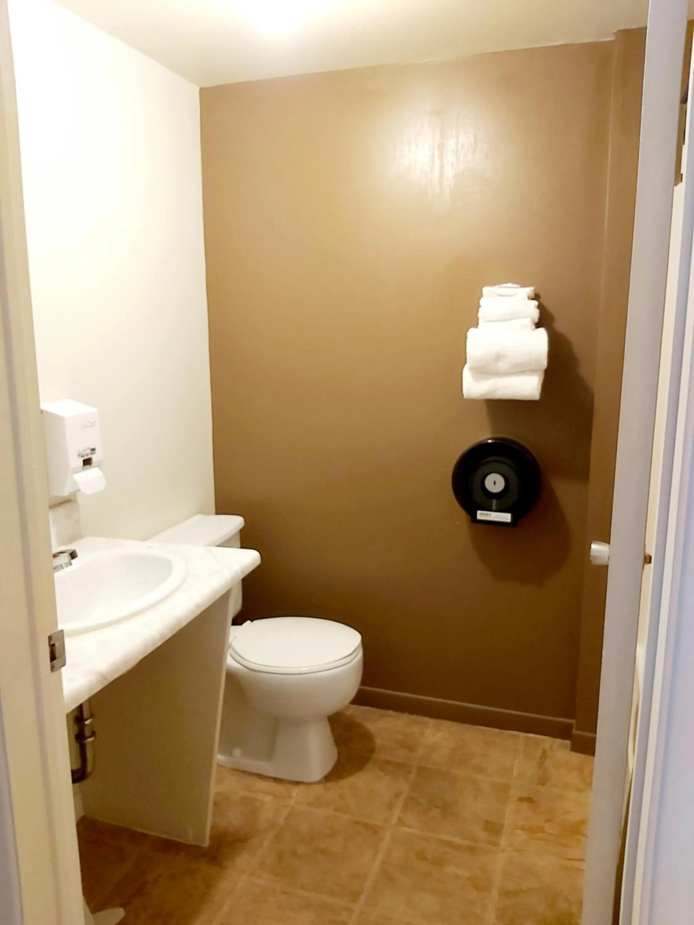 Toilet in Seely's Motel