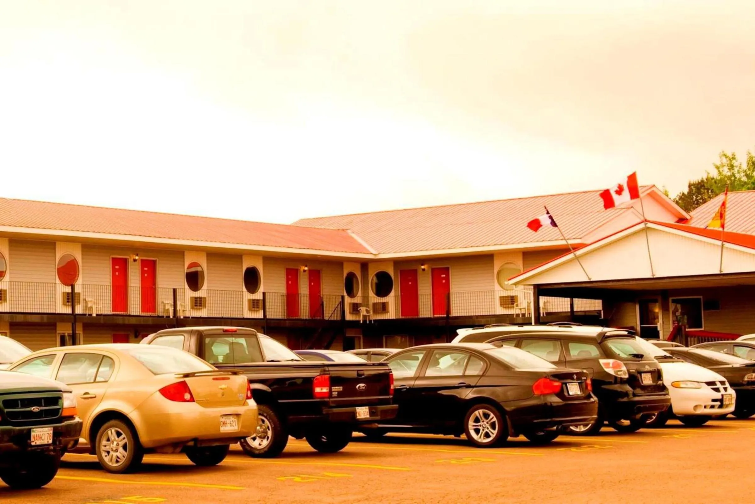 Property building in Seely's Motel