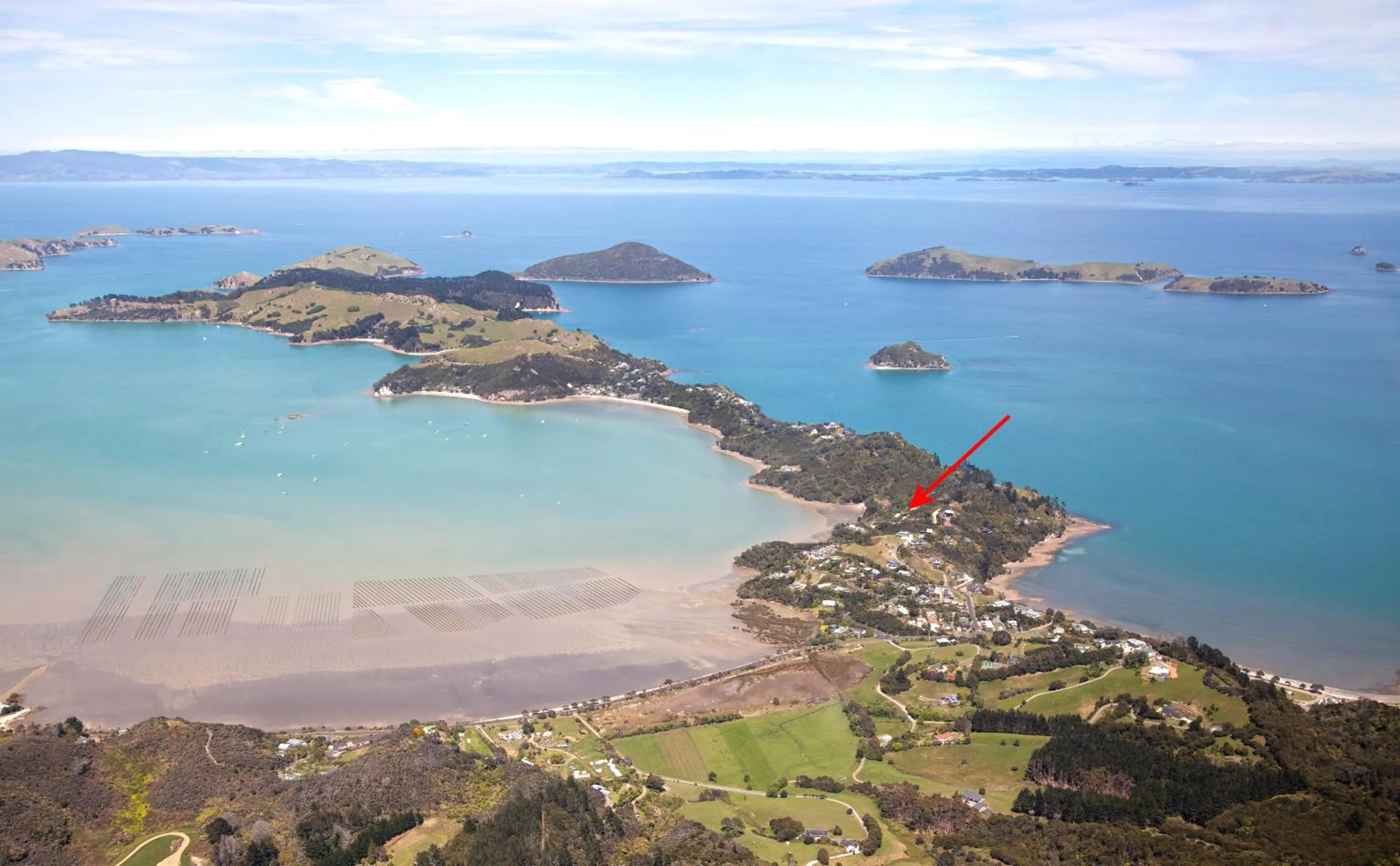 Bird's eye view in Coromandel Apartments