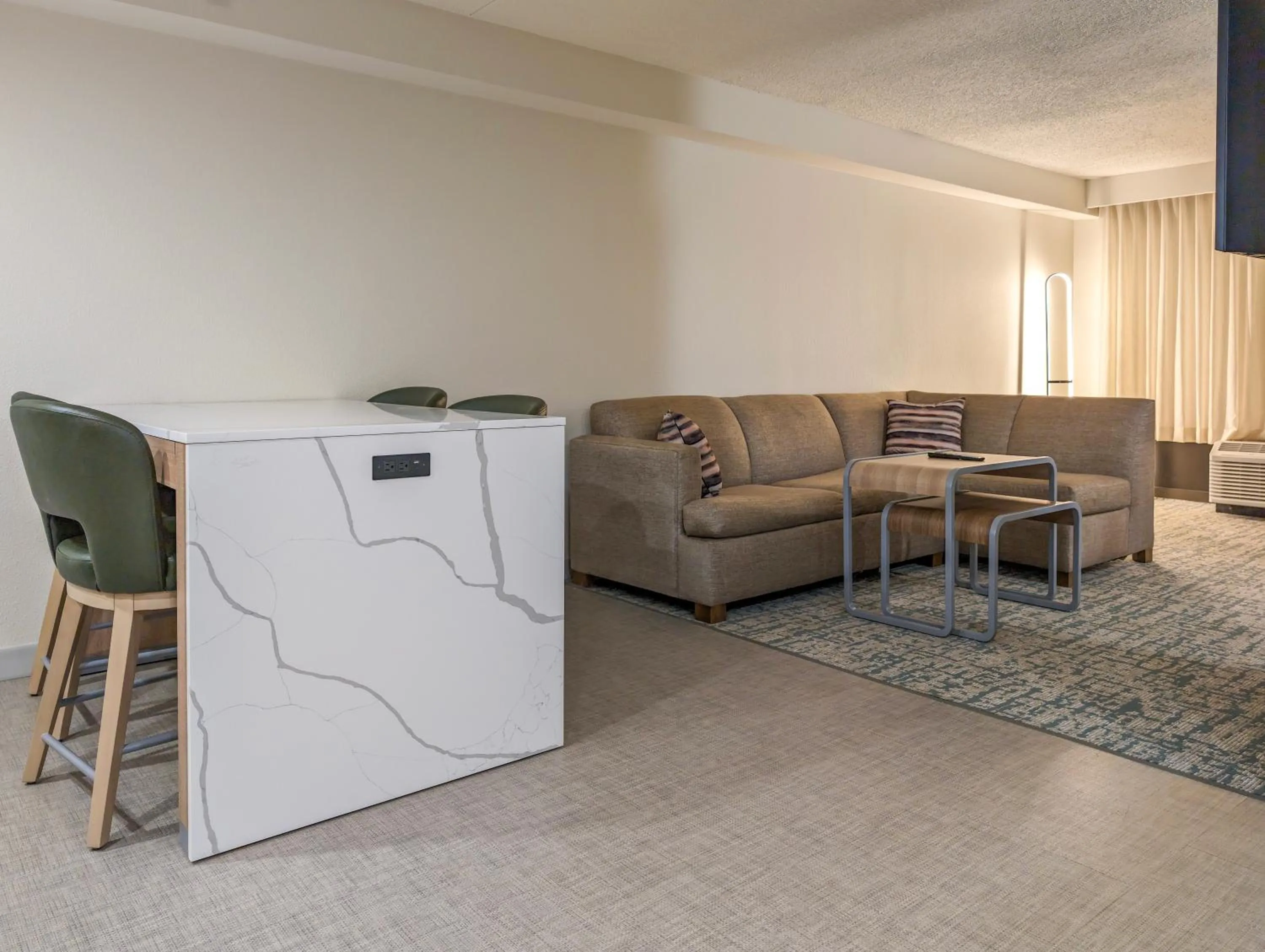 Living room in Homewood Suites by Hilton Oklahoma City Airport