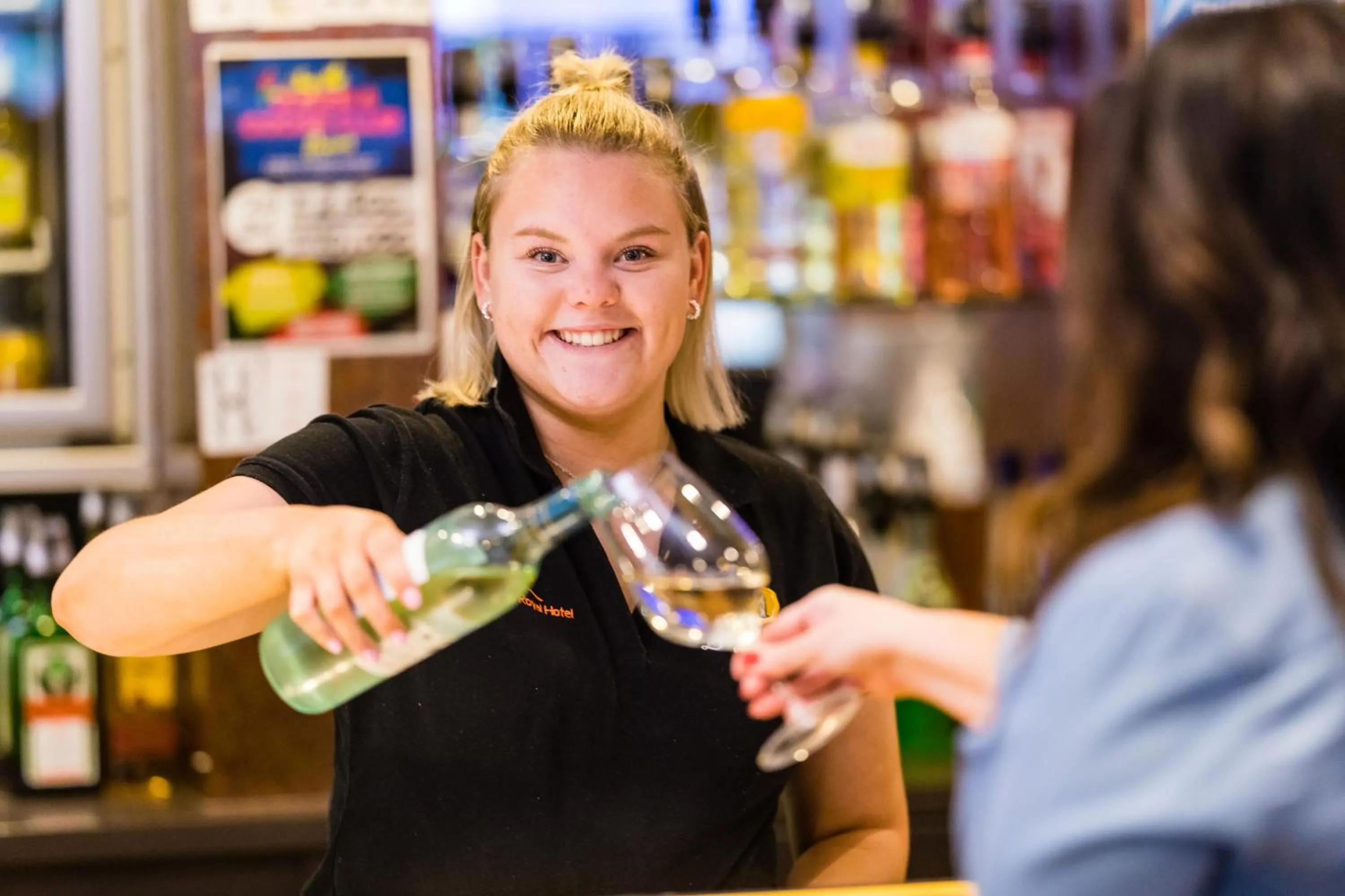 People in O'Shea's Royal Hotel