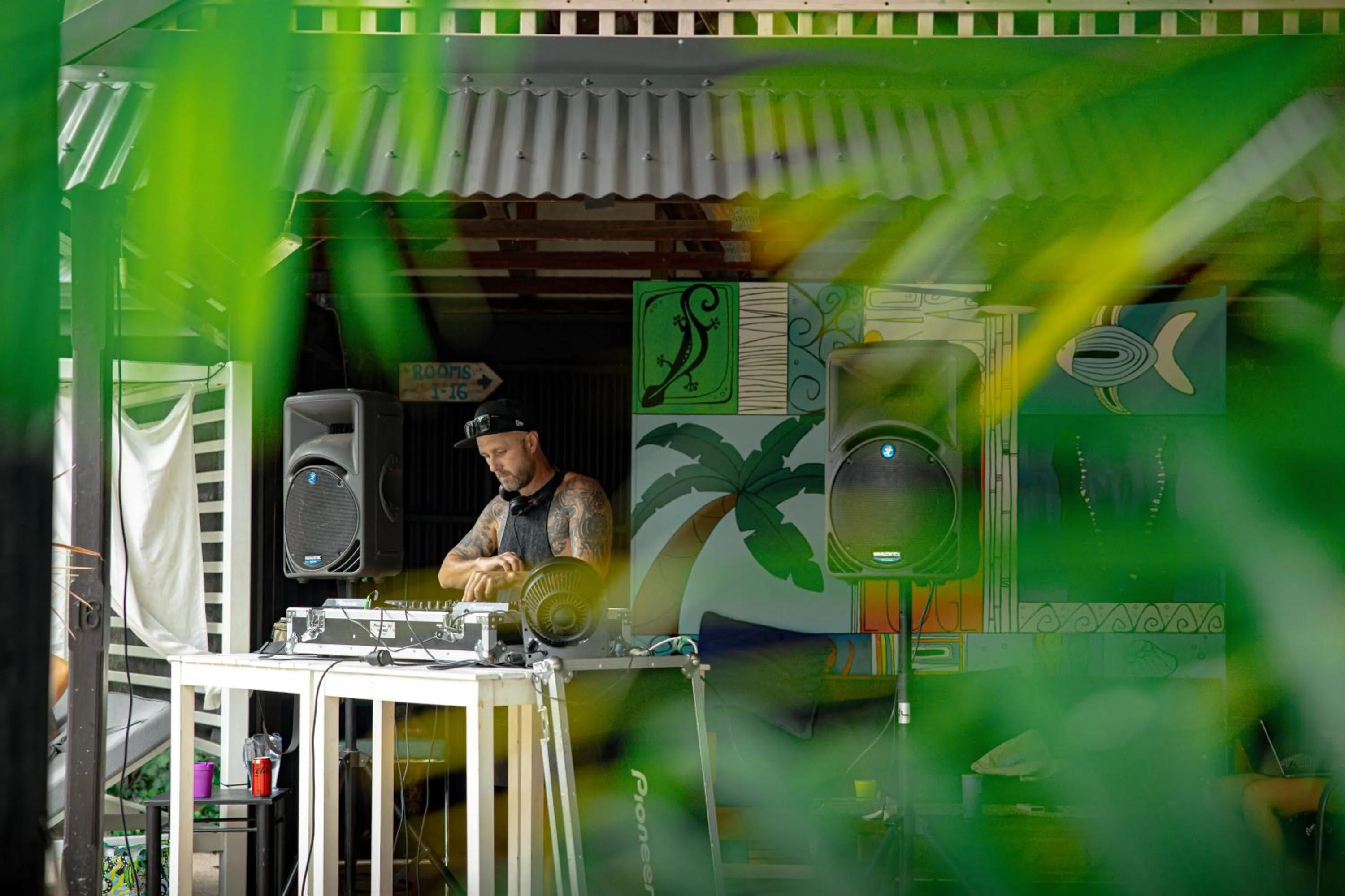 Patio in Coral Beach Lodge