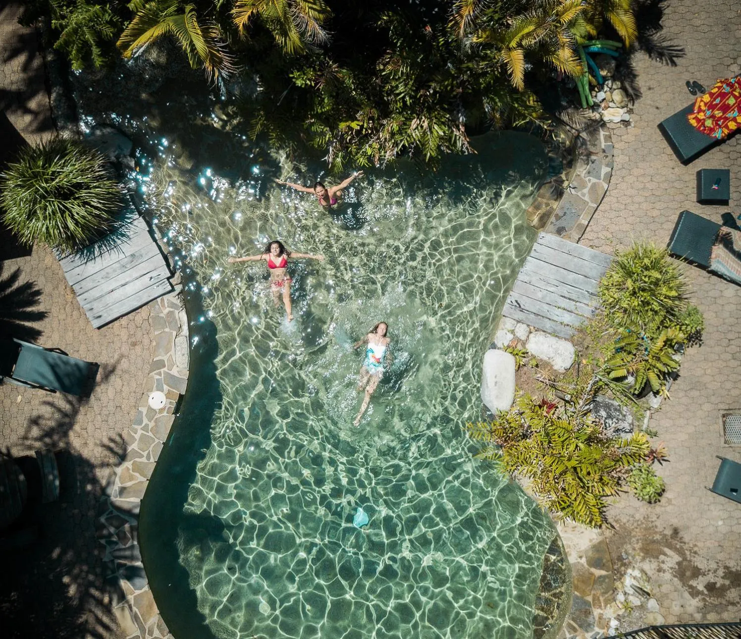 Swimming pool in Coral Beach Lodge