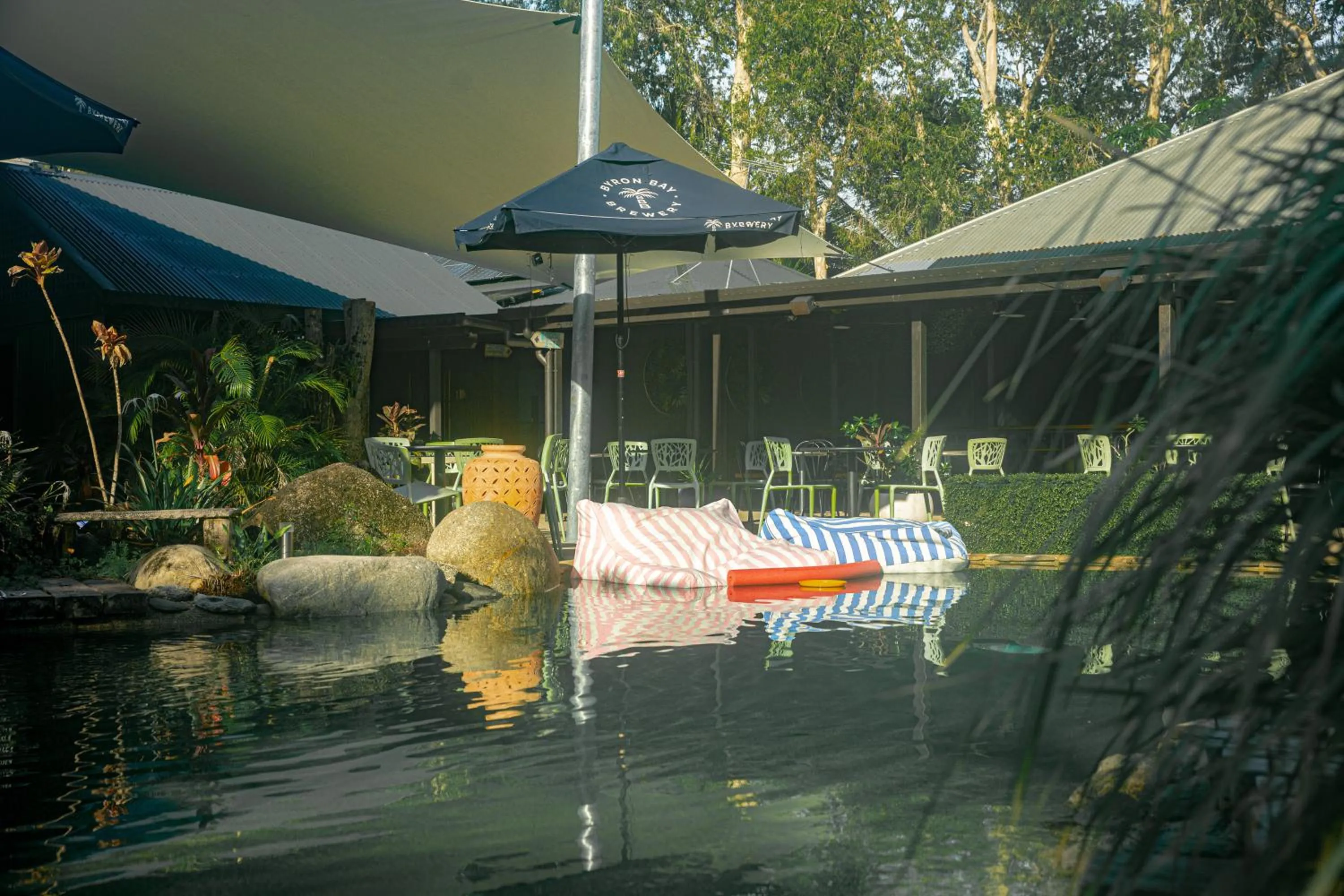 Swimming pool in Coral Beach Lodge